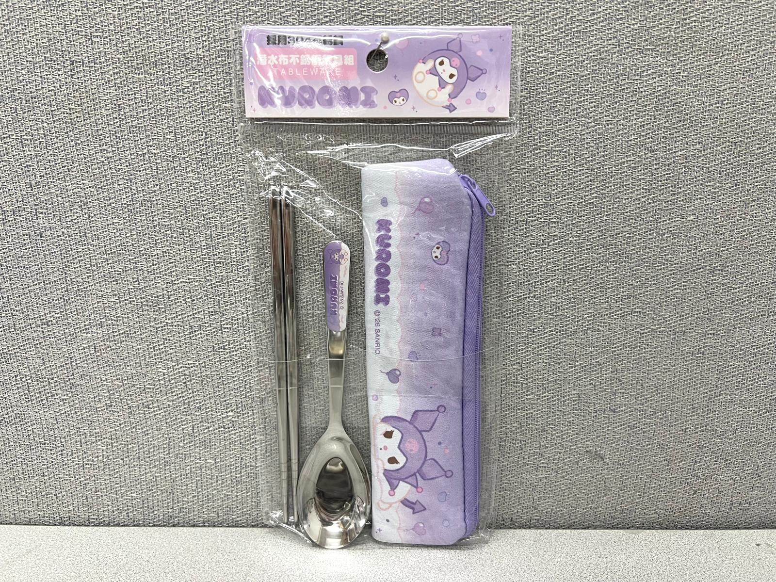 🇹🇼台灣正版授權 Sanrio 潛水布不餐具套裝💕