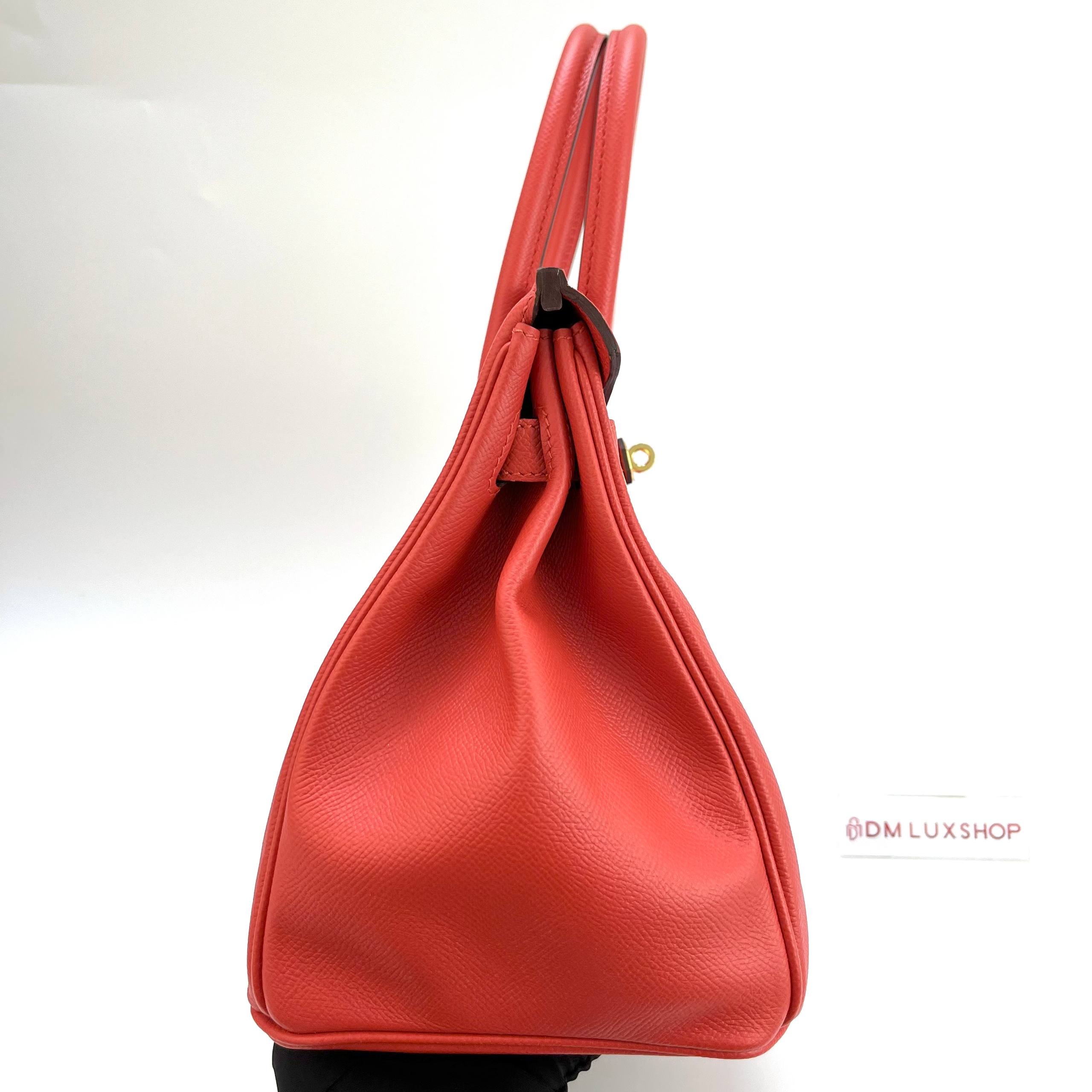 Hermes Birkin 30 Capucine Epsom GHW
