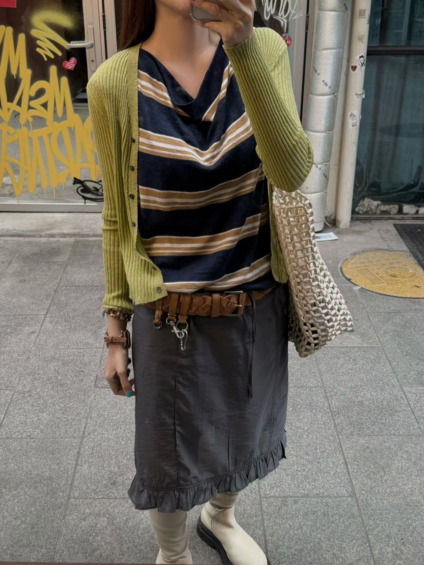 Vintage knit vest