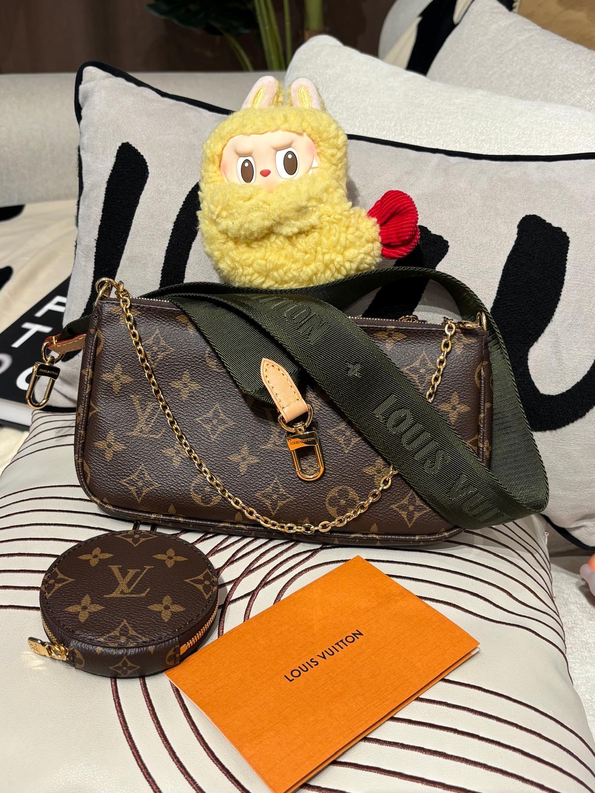 全新 Lv Multi Pochette Accessoires 5合1 100%Authentic ,全新unused ✅收據✅dust bag✅strap✅box 