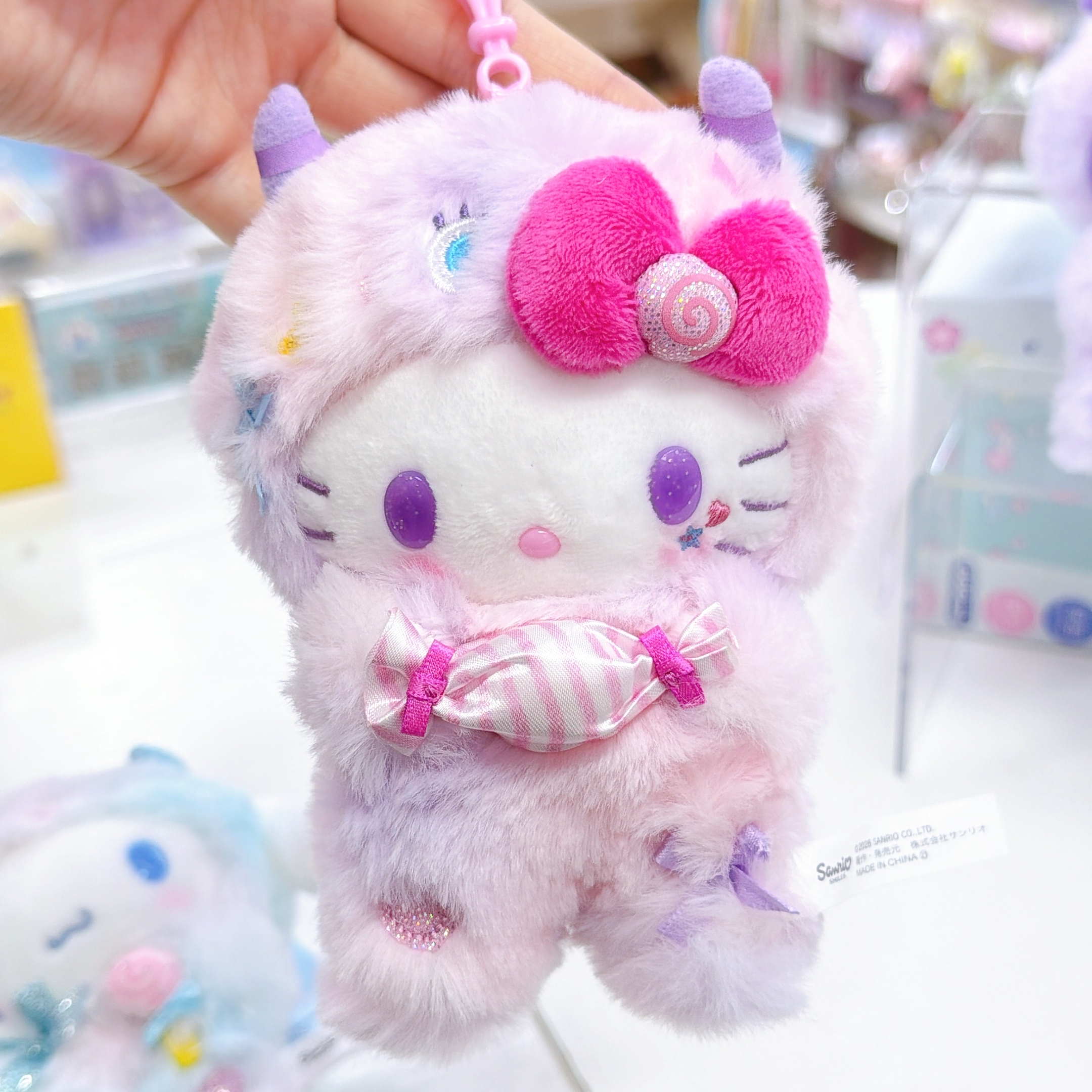 日本直送sanrio 糖果色怪獸系列公仔掛飾