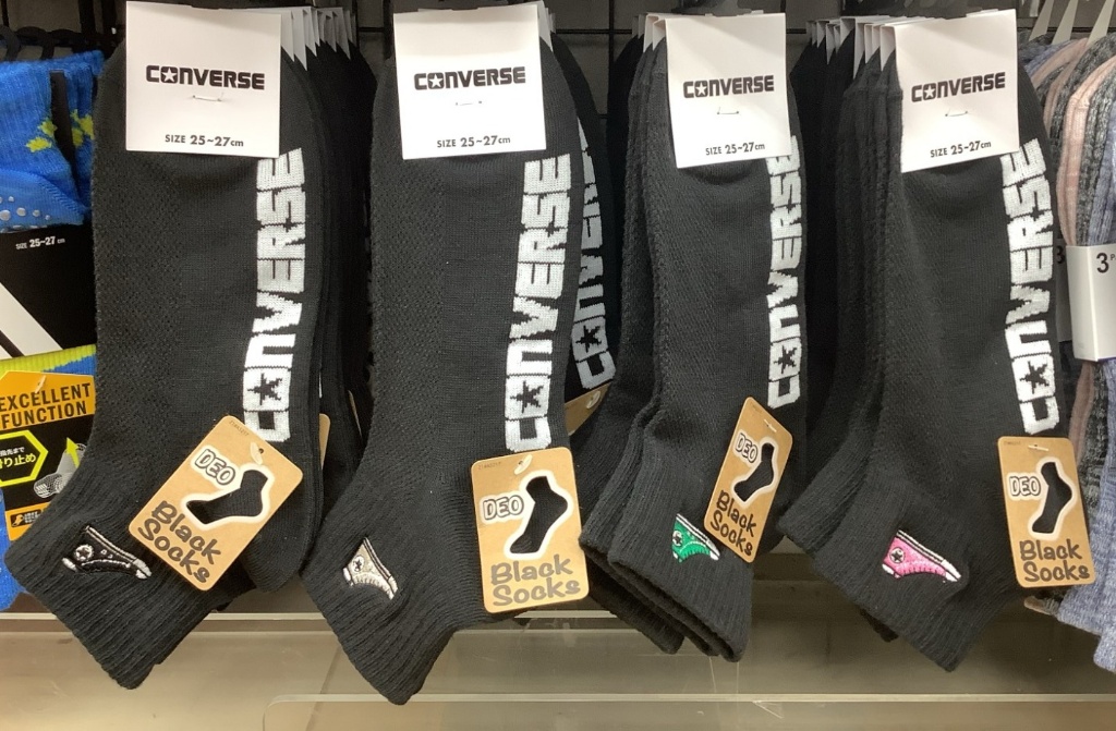 CONVERSE 男裝襪 25-27cm - 03260079