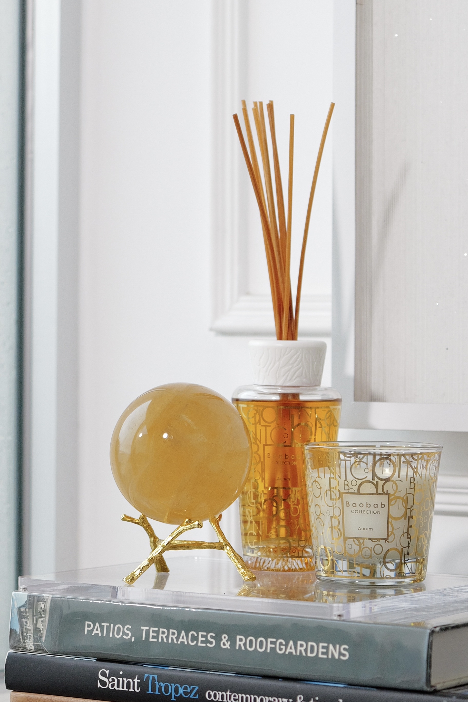 ༒ 9.2cm 1.1Kg+ 黃方解石球༒ CA.a086C28G1J6A-RA*68N