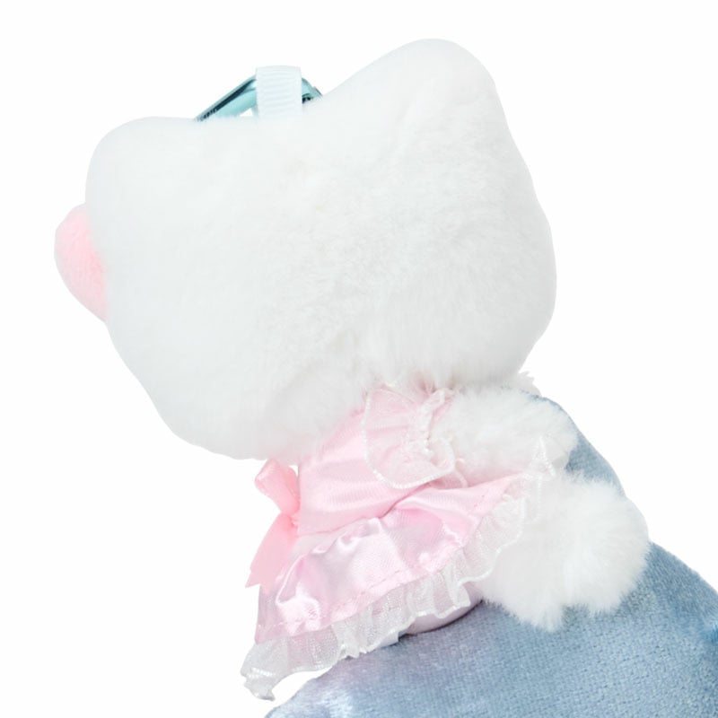 現貨｜Sanrio Hello Kitty 閃亮海豚系列 日版 吊飾 毛公仔 連心形扣 (13313-2)