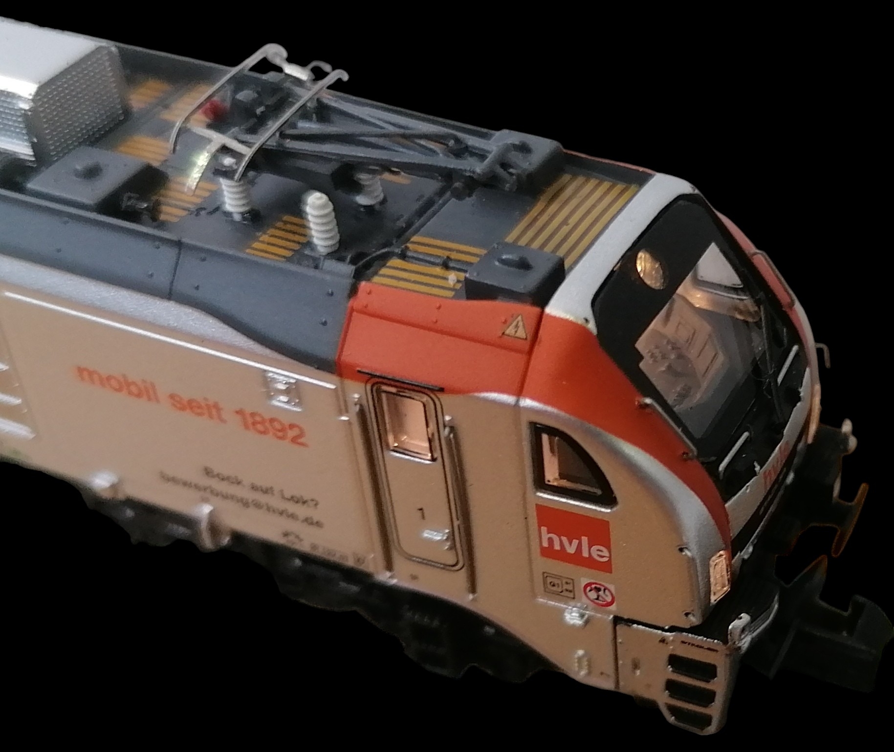 Sudexpress N比例 STADLER Euro Dual locomotive BR 159 of the HVLE （電腦花紋） Analog模擬