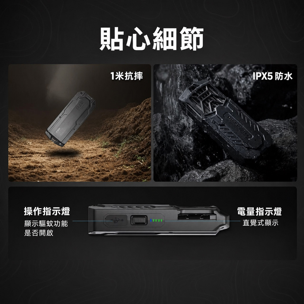 Nitecore EMR16便攜式電子驅蚊器