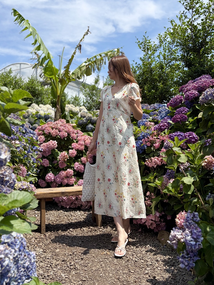 Premium Embroidered Floral Dress