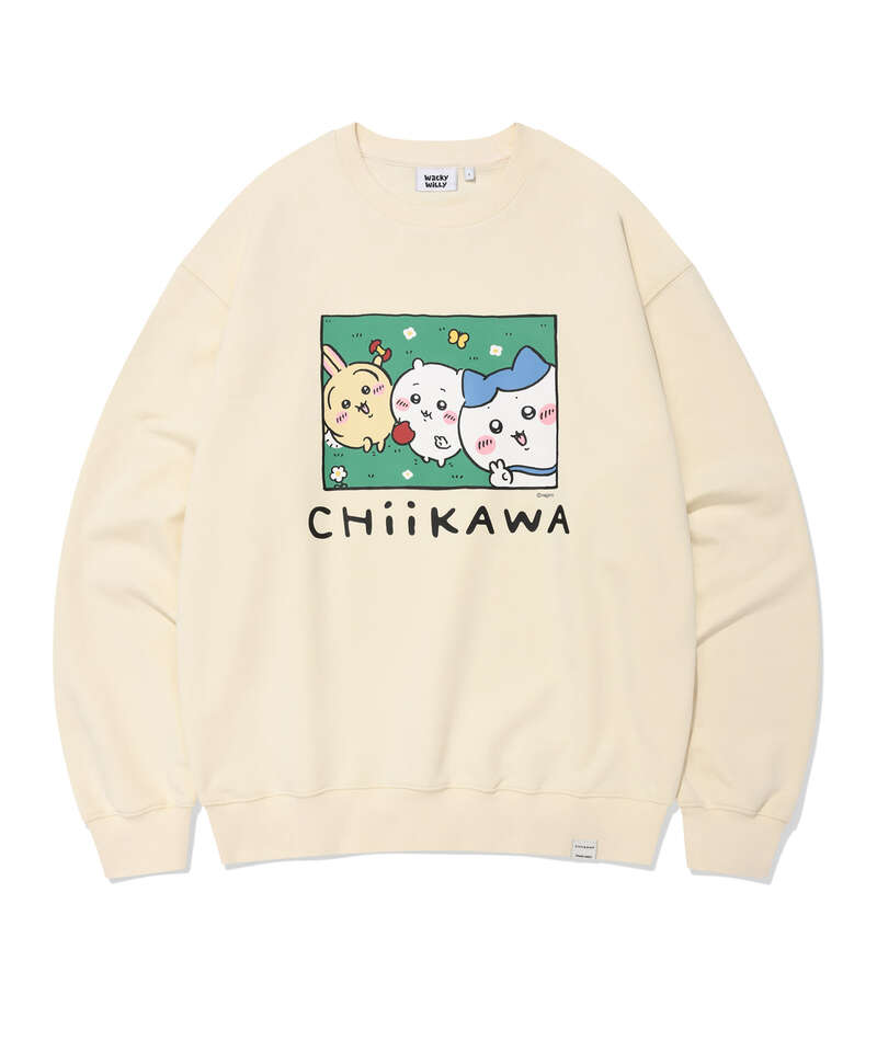 《Pre-Order》Graphic Sweatshirt｜Chiikawa 吉伊卡哇 X wacky willy (26CKW38-P)
