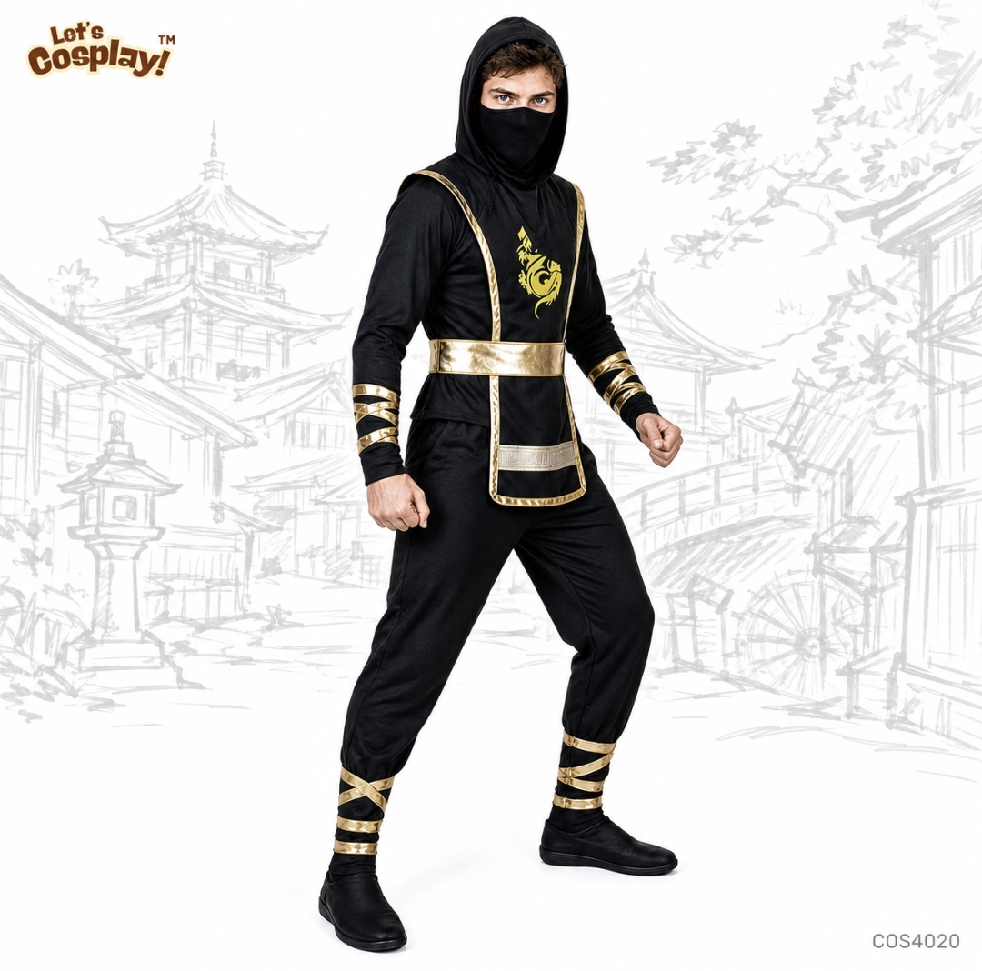 成人日本忍者主題服裝｜萬聖節・聖誕派對・親子 Cosplay Costume