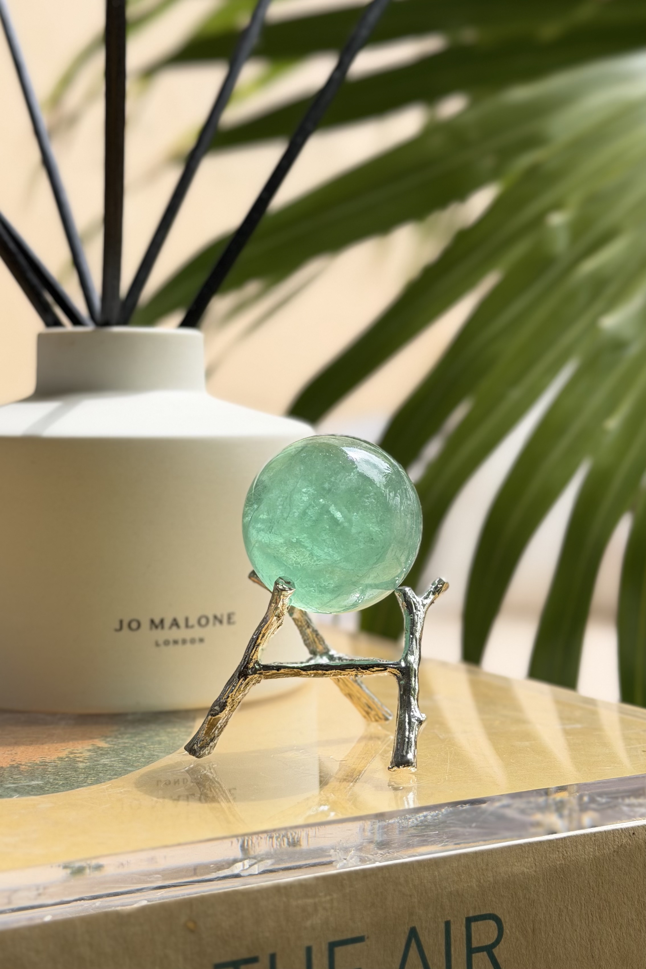 ༒3.9cm綠螢石球༒    FL.a029HA8G1tm-RB5*3AF