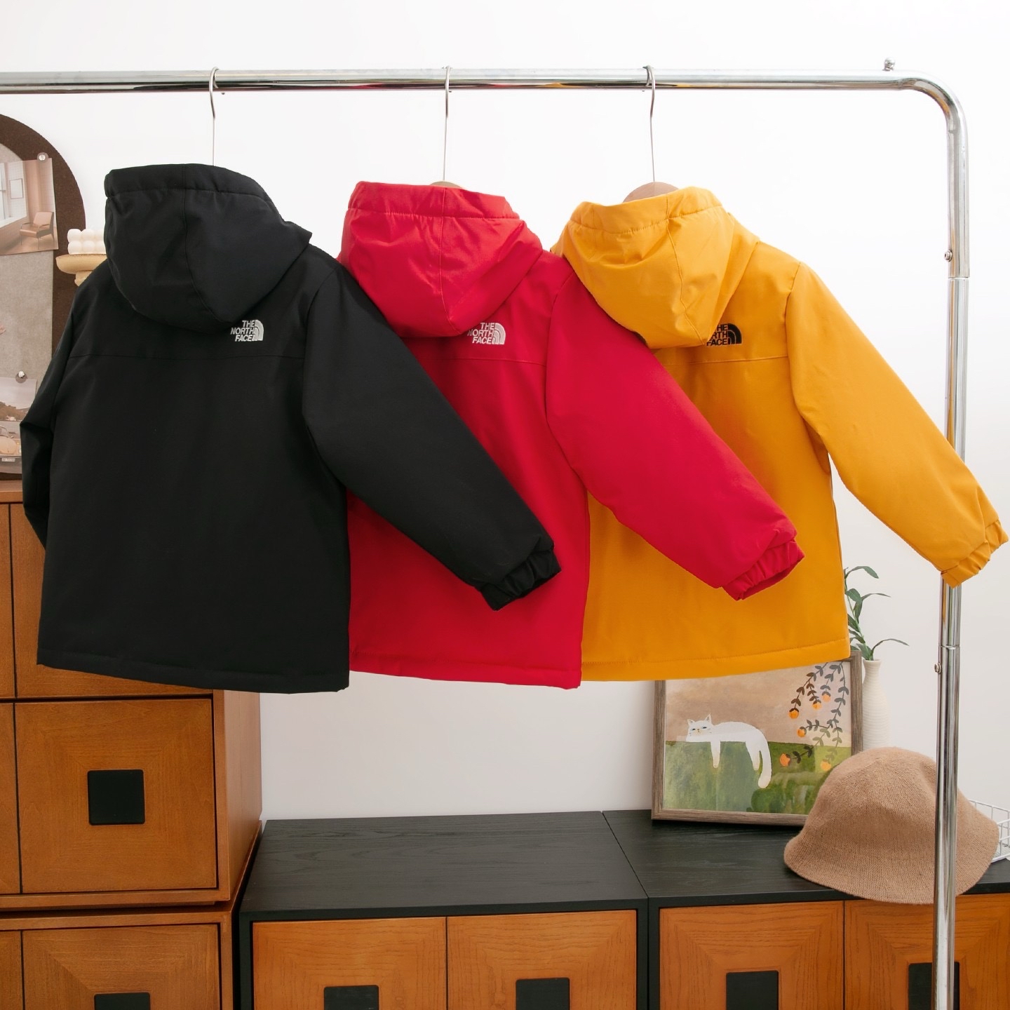 TNF厚實羽絨棉外套🧥