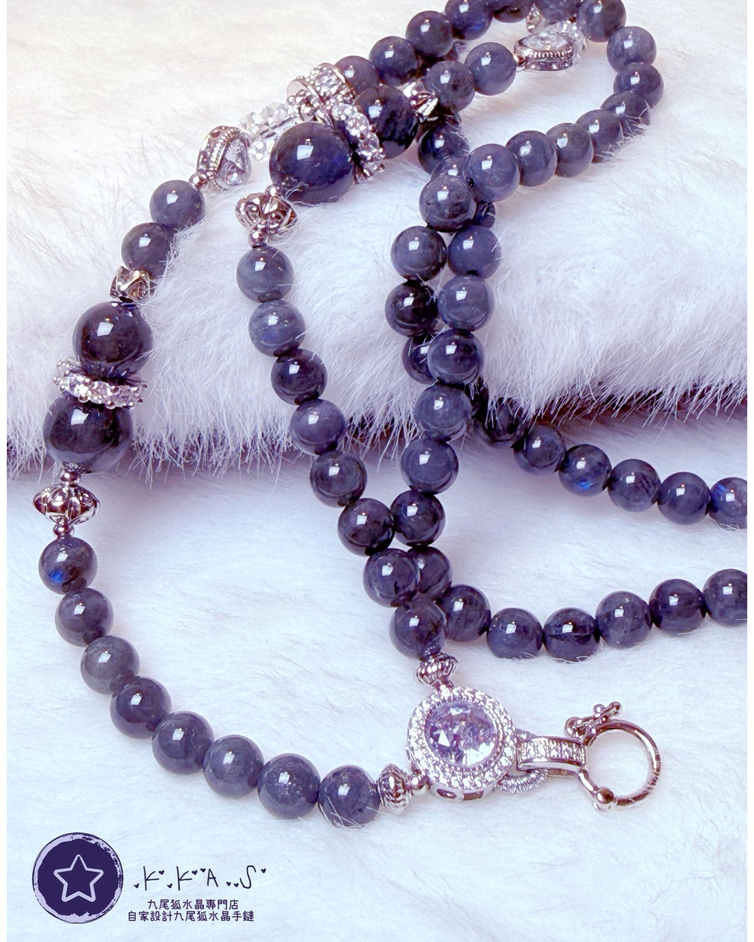 K00176 拉長石 - 頸鏈