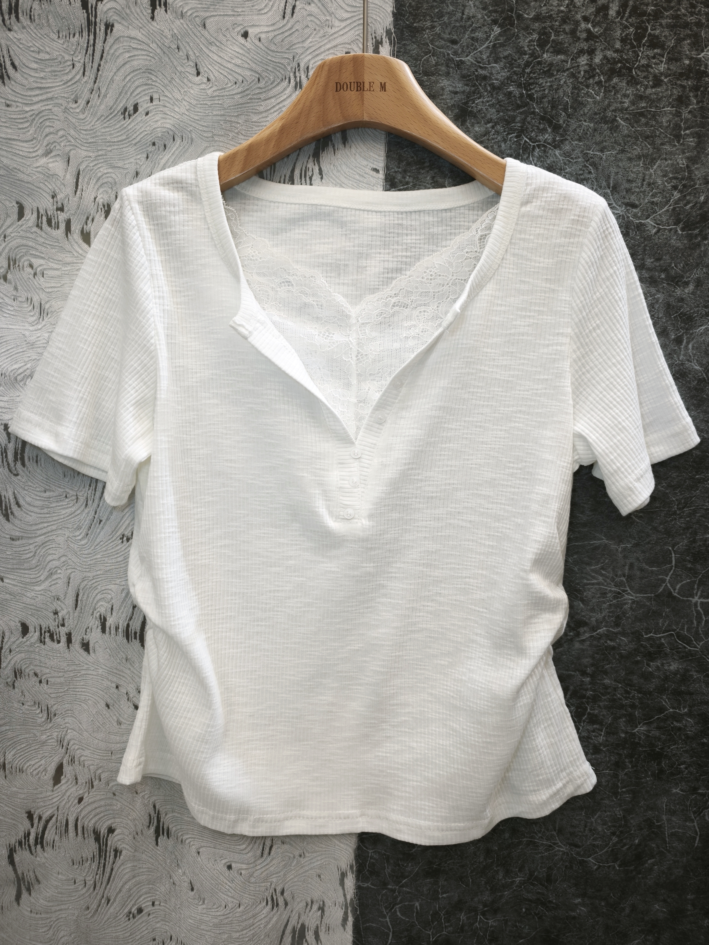 假兩件羅紋上衣