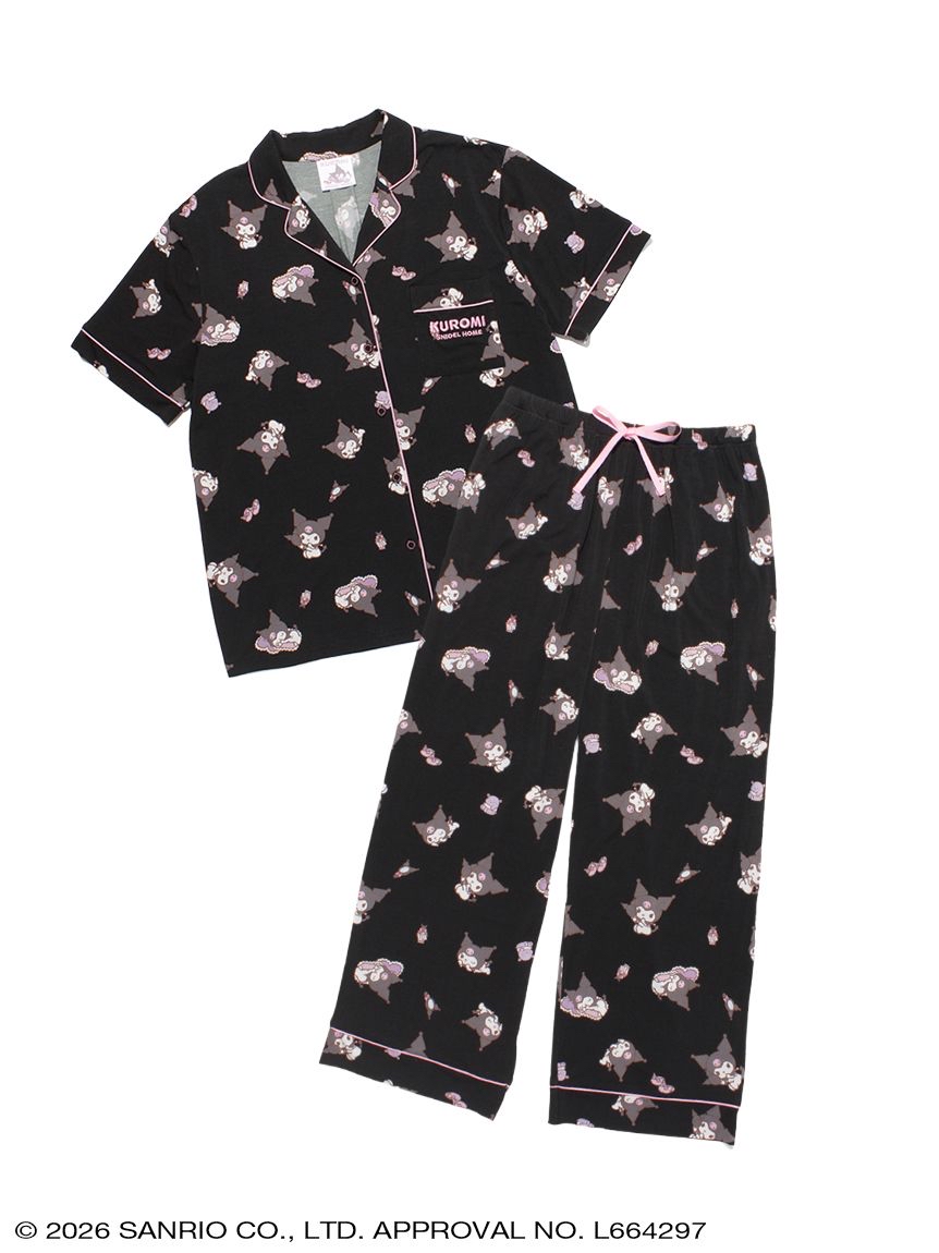 🎀【預訂】SNIDEL HOME x Kuromi 印花睡衣套裝 