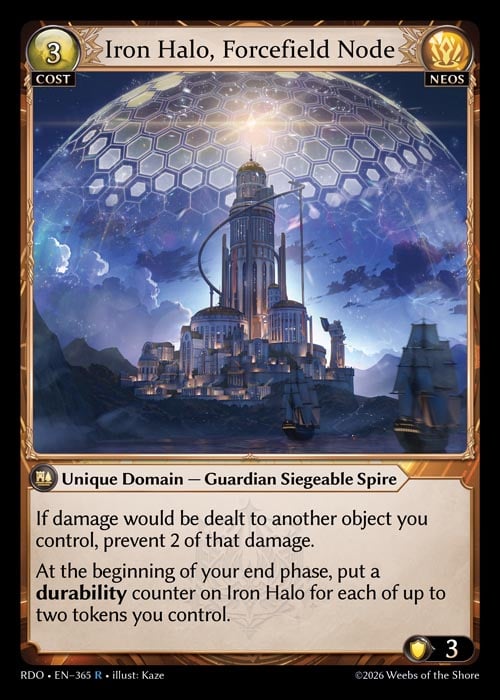 Iron Halo, Forcefield Node / RDO-365 (R)