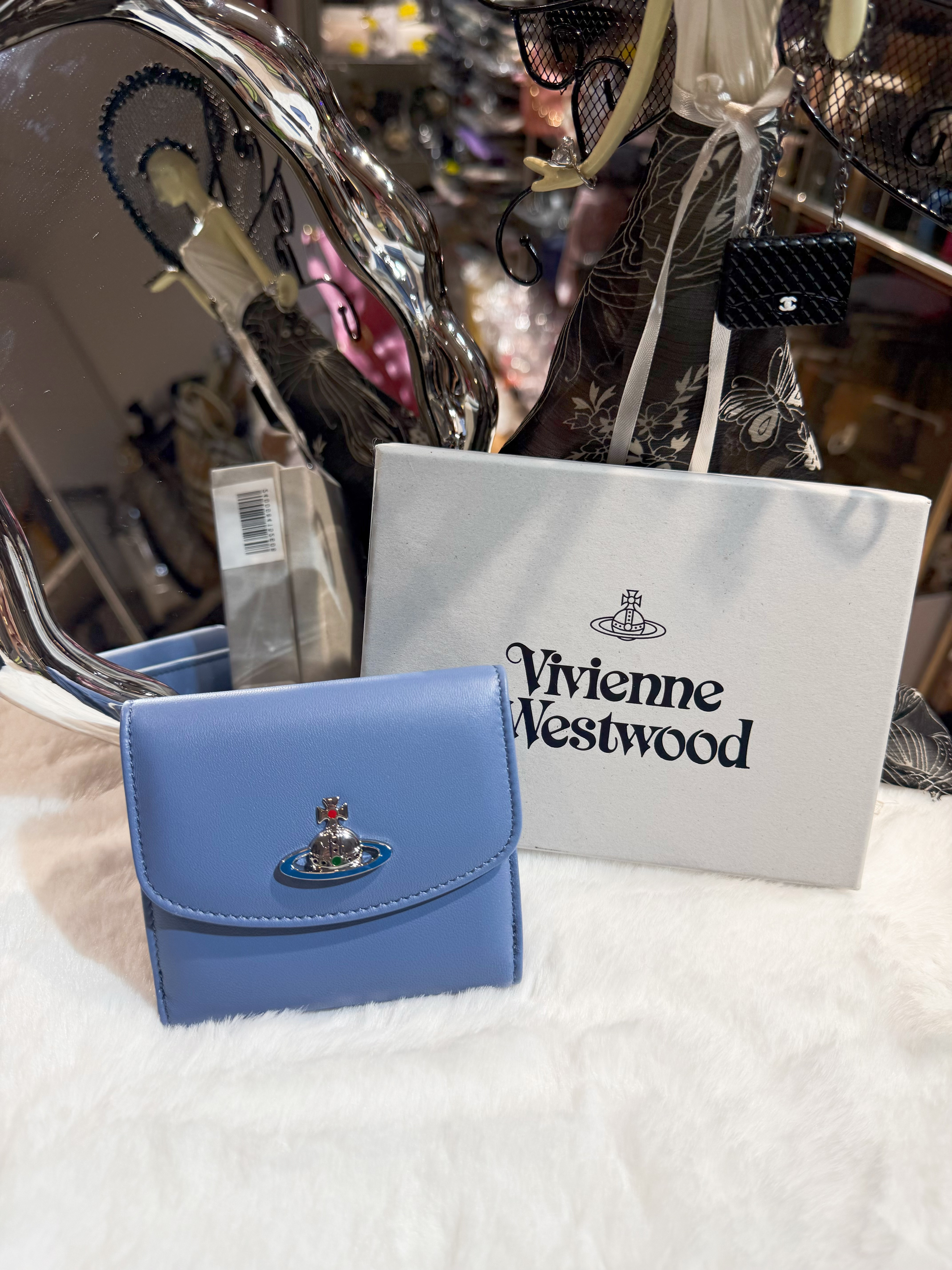 Vivienne Westwood small id wallet no/blue