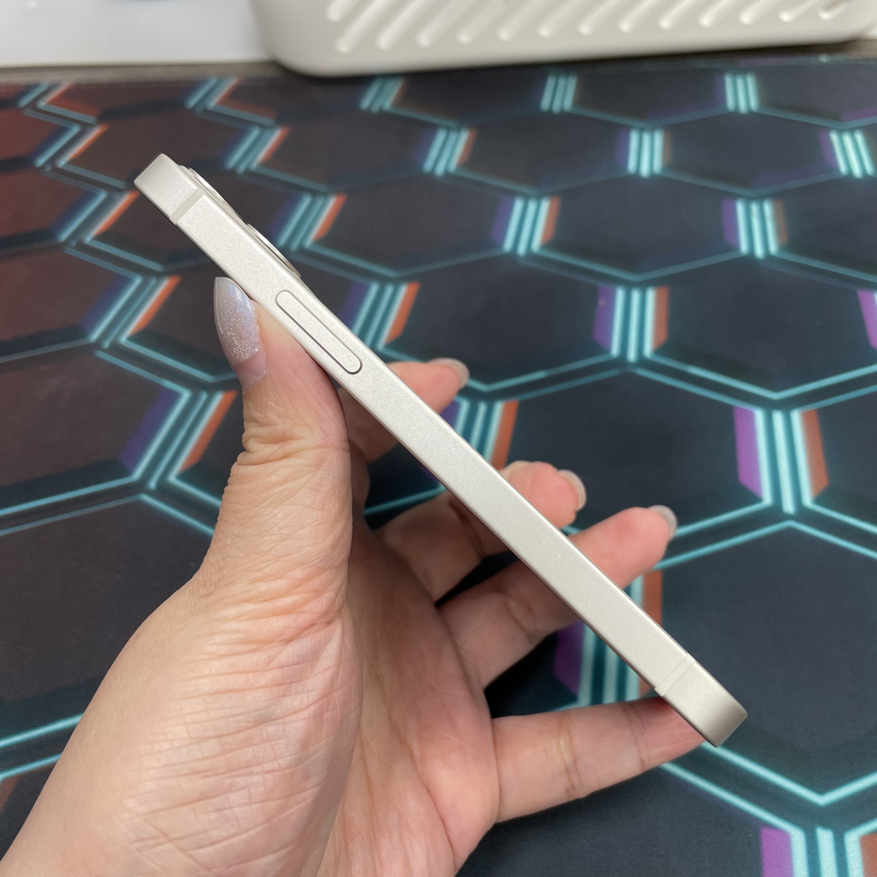*7142 12 mini 完美機 256GB 電100 白色 white