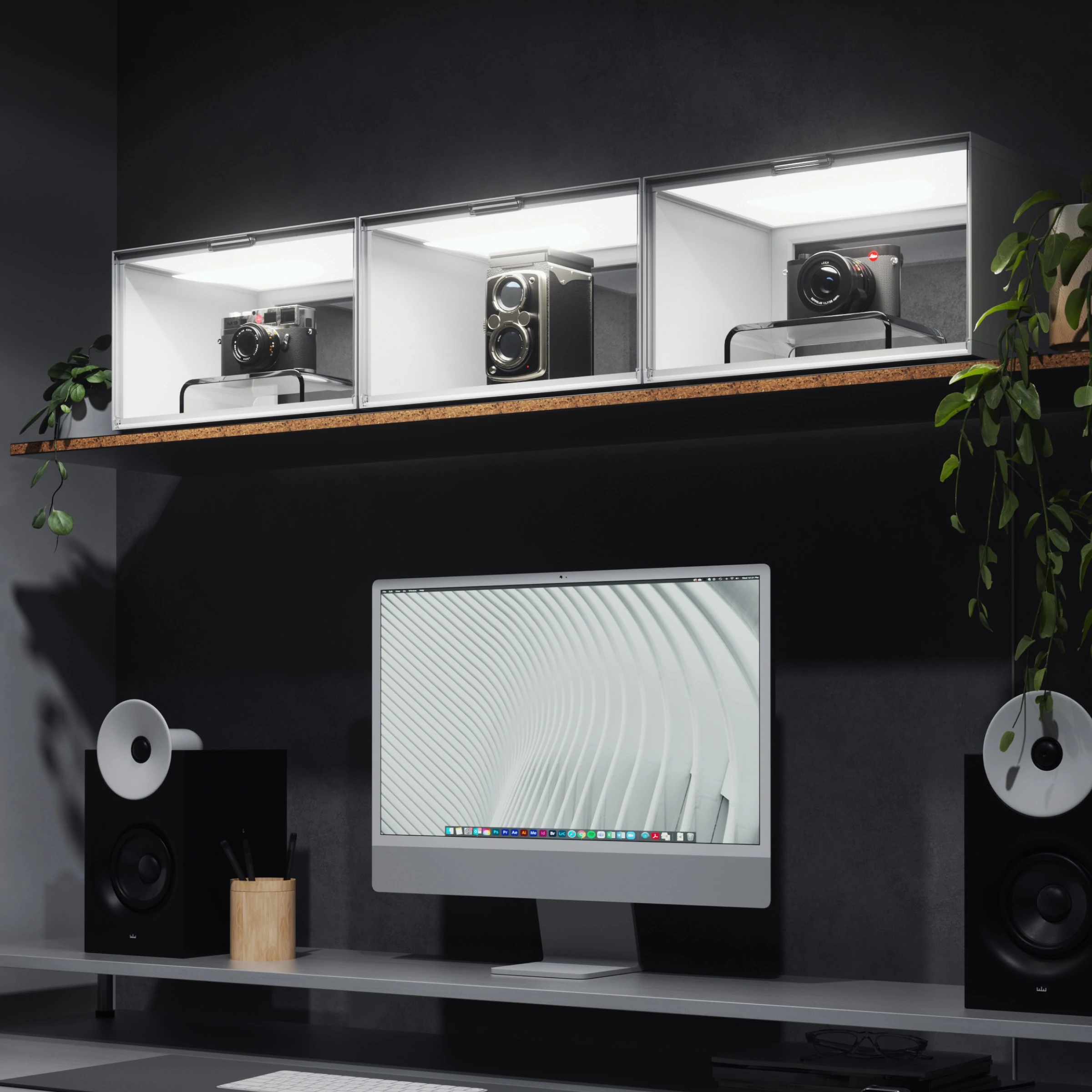 [原裝香港行貨丨2年保養] Nanoleaf Smarter IQ FANTAQI Art Display Case White Starter Kit 4PK Nanoleaf Smarter IQ FANTAQI 藝術展示盒白色入門套裝 4 件裝