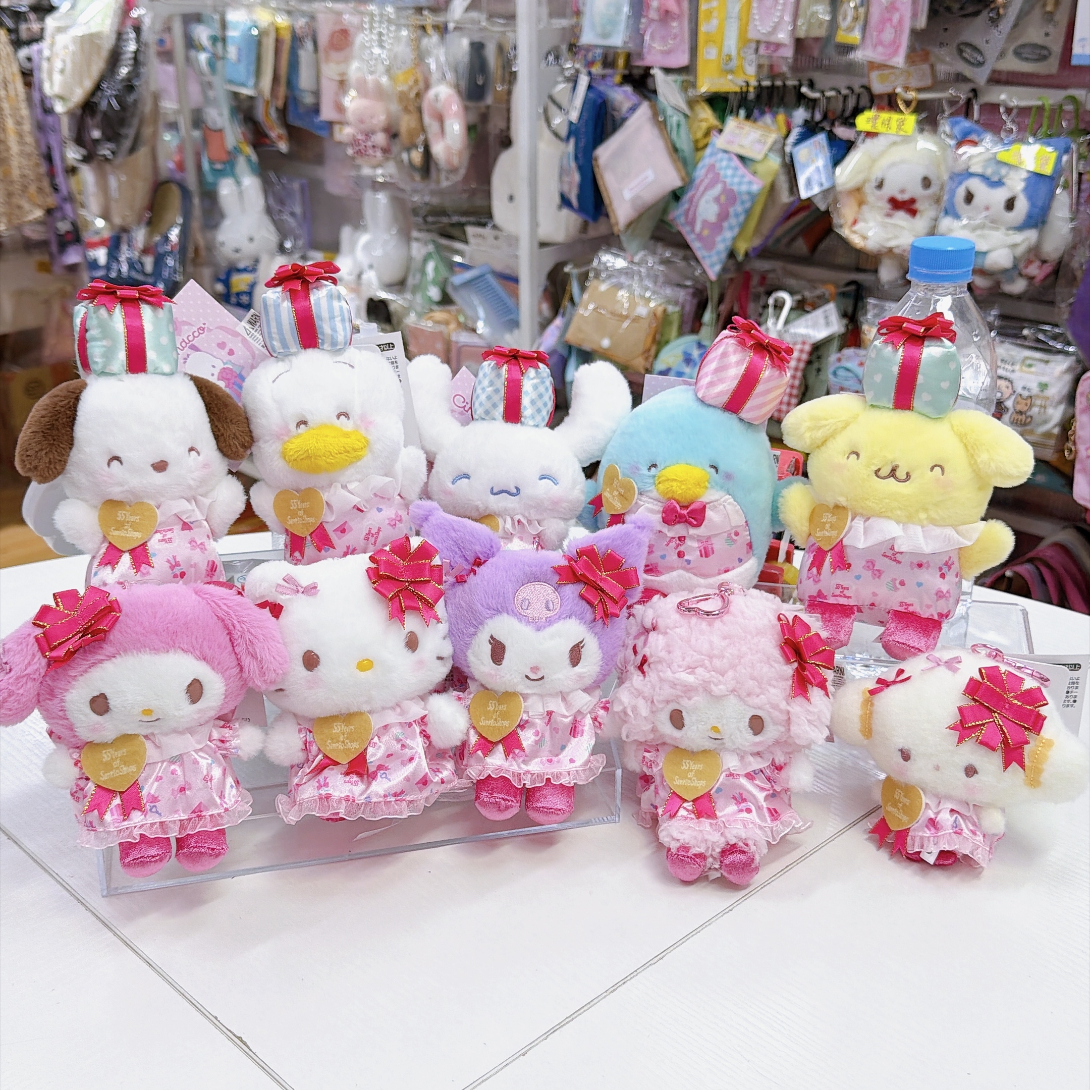 日本直送Sanrio 55周年慶祝系列公仔掛飾