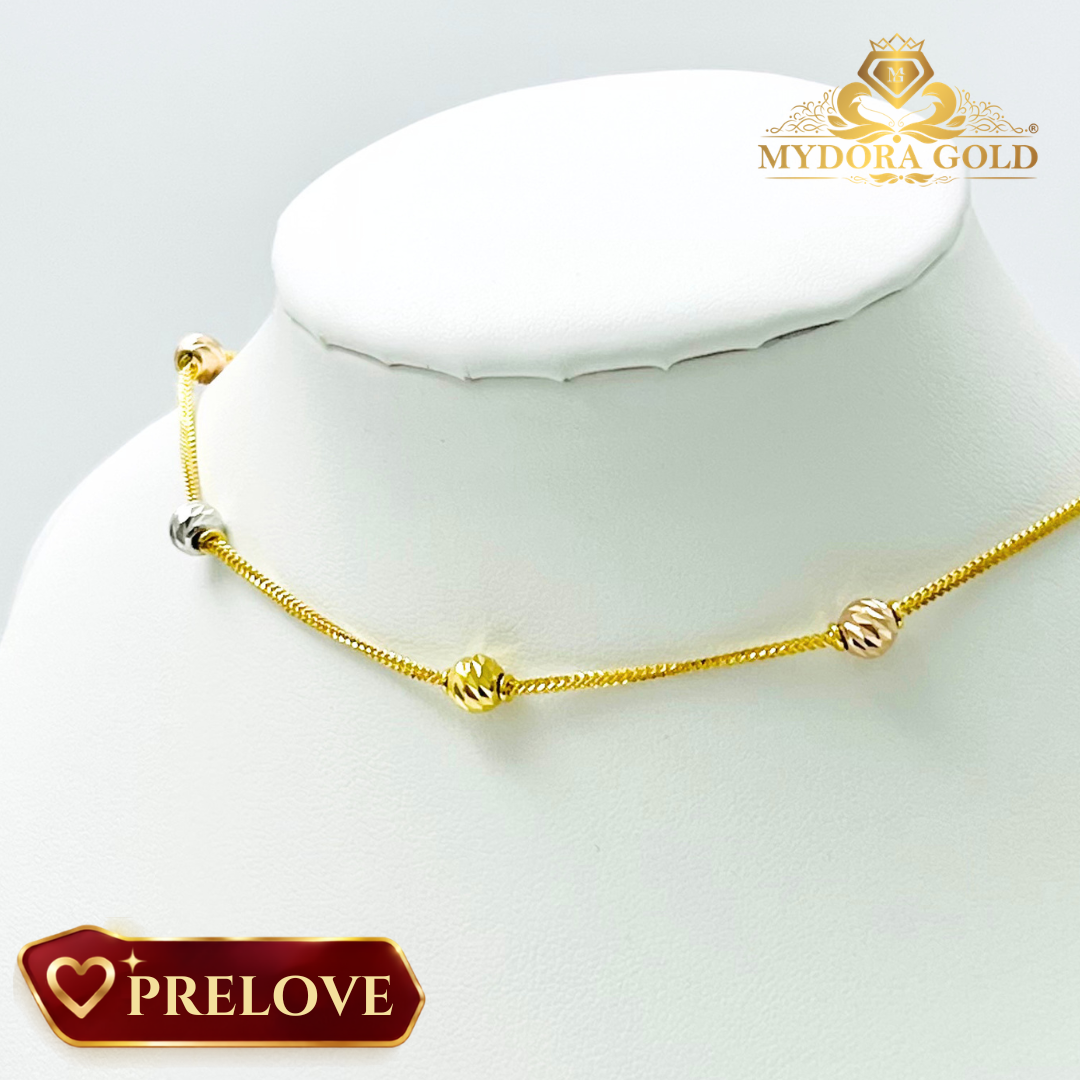 PRE-LOVE: Rantai Leher Mesin Boba l EMAS 916/22K