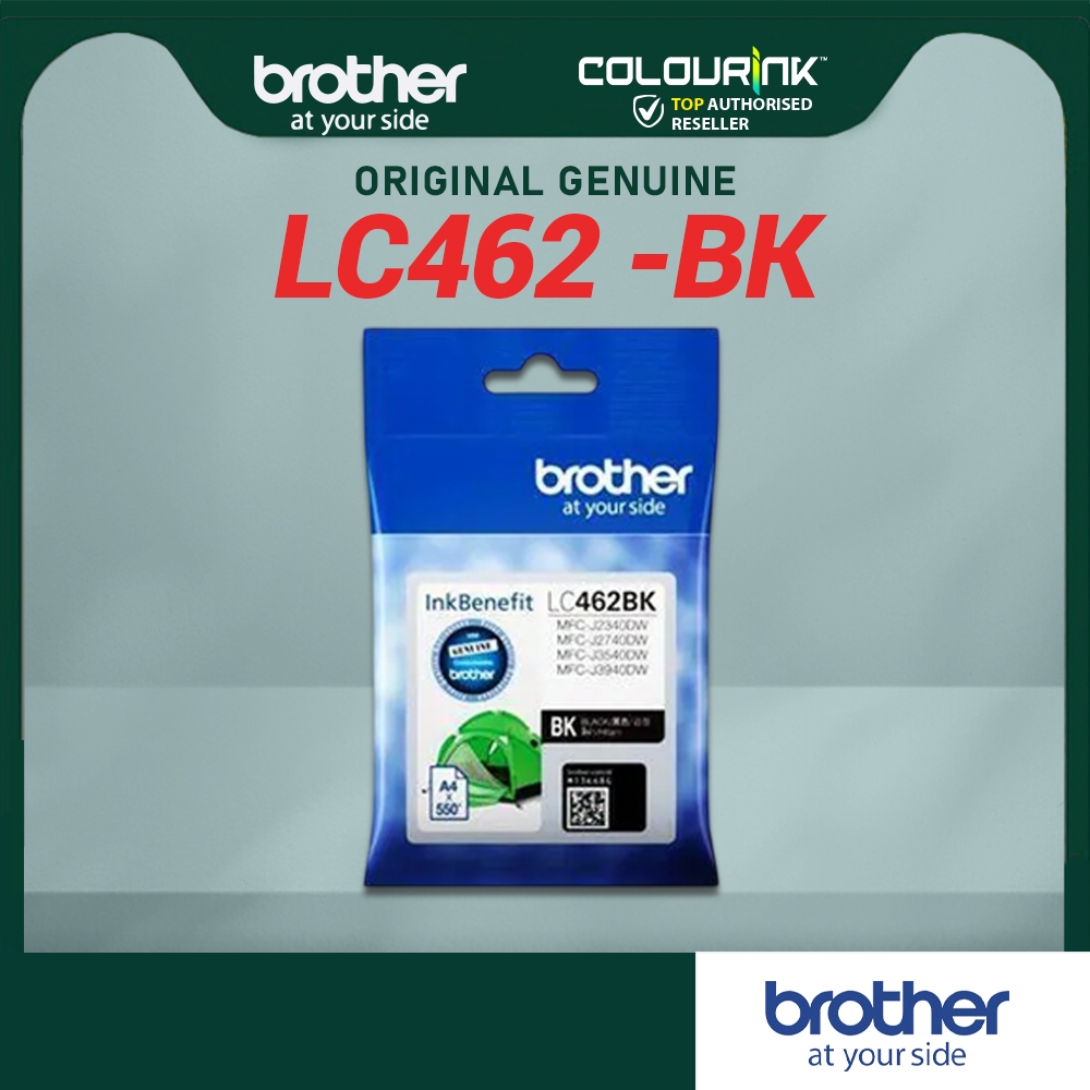 Brother LC462 Cyan Magenta Yellow Black Original Ink Cartridge MFC-J2340DW MFC-J2740DW J3540DW J3940DW LC-462 LC462XL