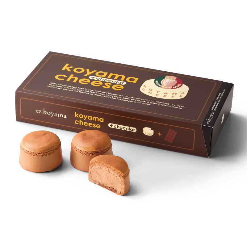 ES KOYAMA 小山起司+巧克力 墨西哥白可可74% (8入)