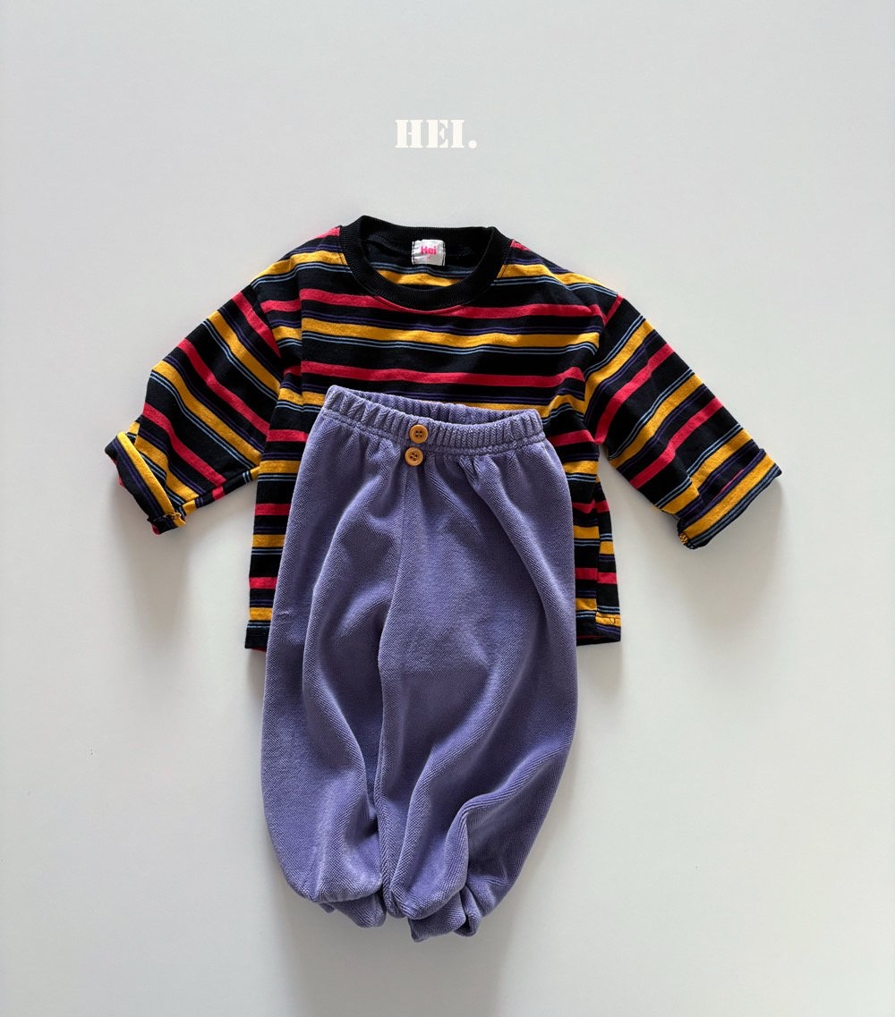 Hei | Multi-Stripe T-Shirt