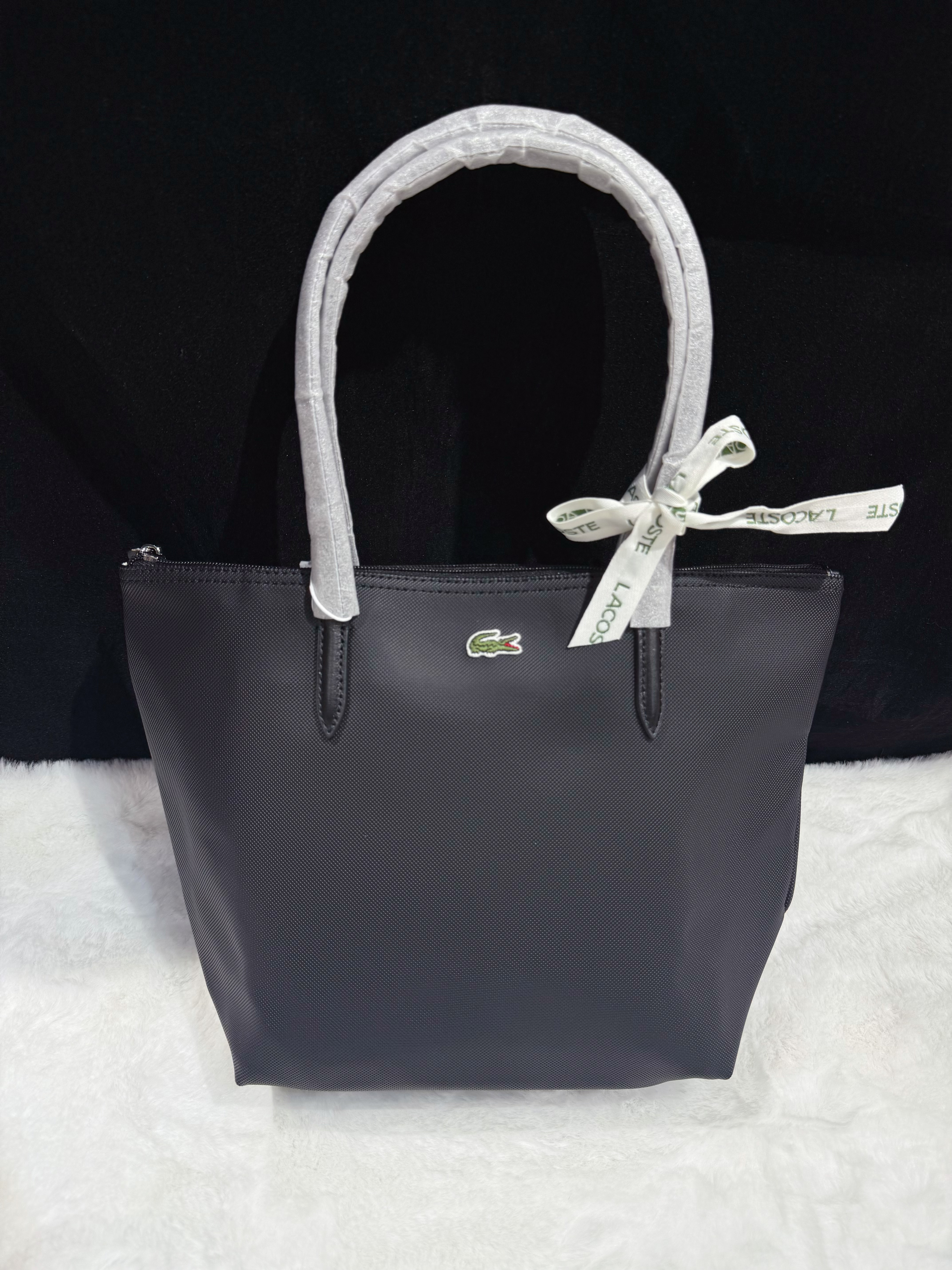 Lacoste Concept zip tote blk