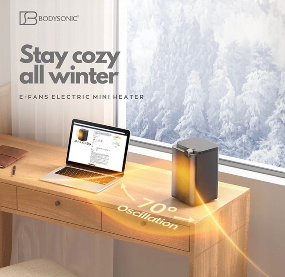 Bodysonic小型暖風機