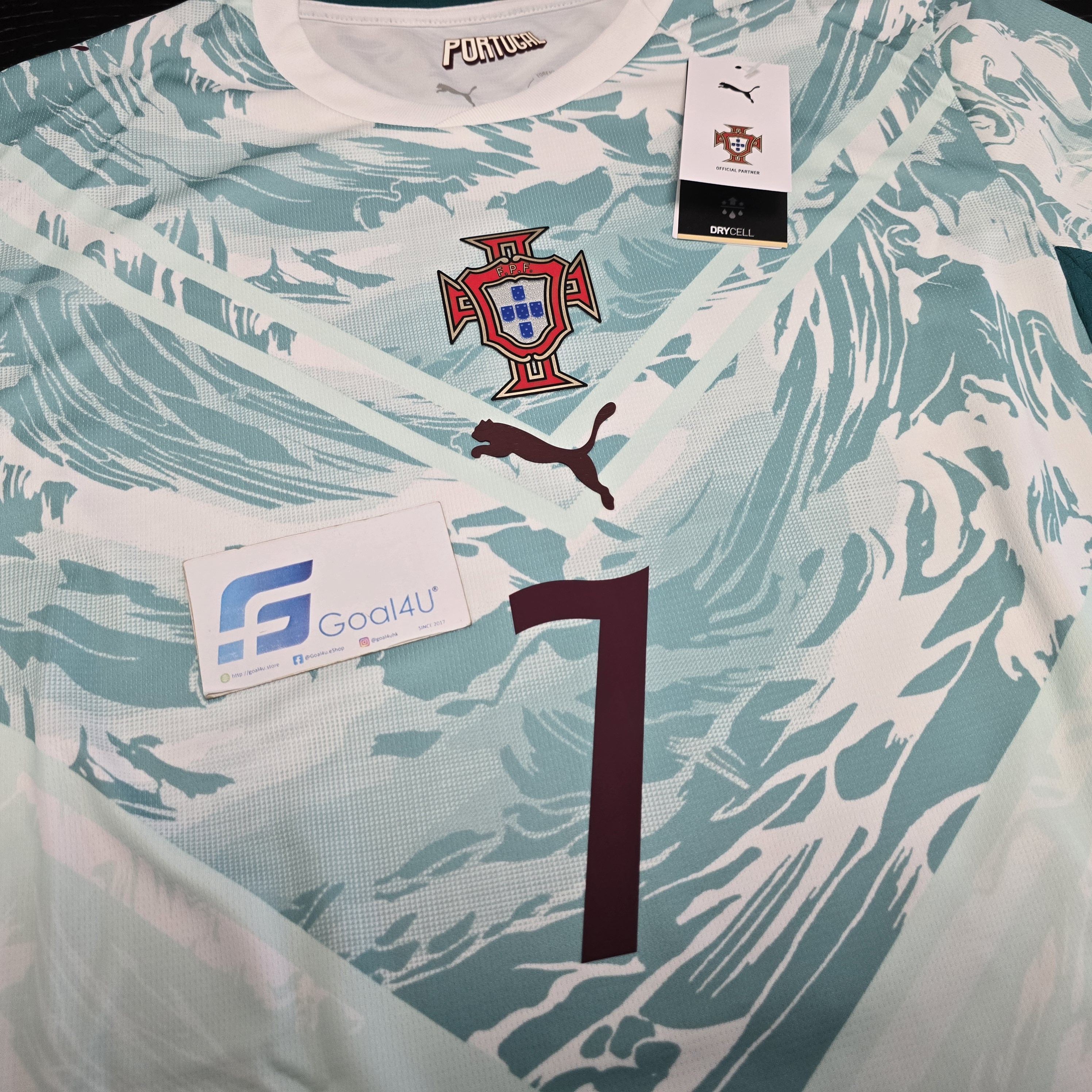 英雄的深海盔甲🌊 Puma Portugal 葡萄牙 2026-27 作客球迷版球衣 (可加印字章) 783288