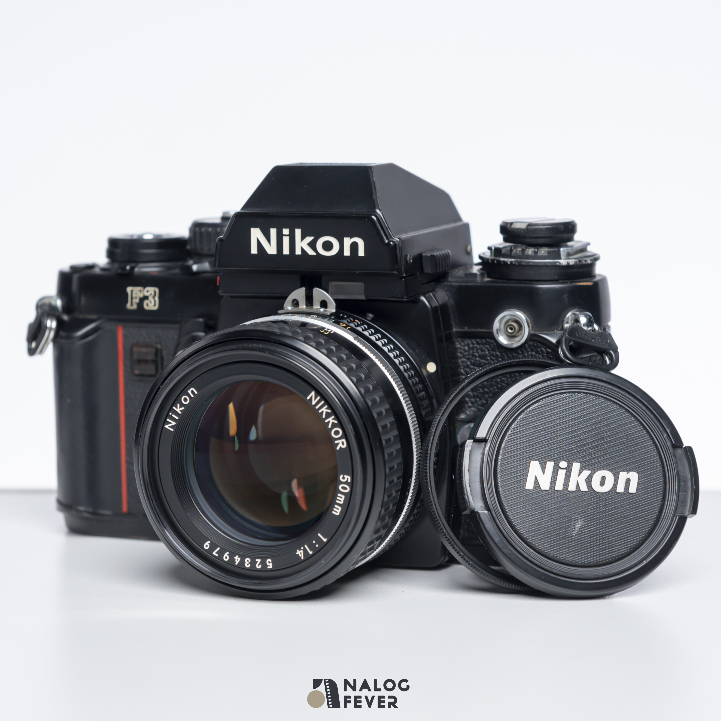 Nikon F3 連 Nikon Nikkor 50mm F1.4 ai 套裝 (連Nikon filter, 原裝鏡頭蓋, 送2粒LR44)