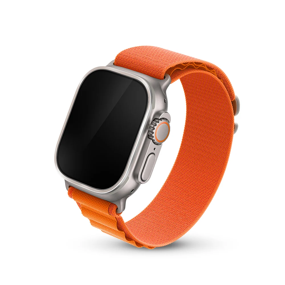 HODA 玻璃保護貼 Apple Watch Ultra 49mm (附鈦合金保護框) | HODA®