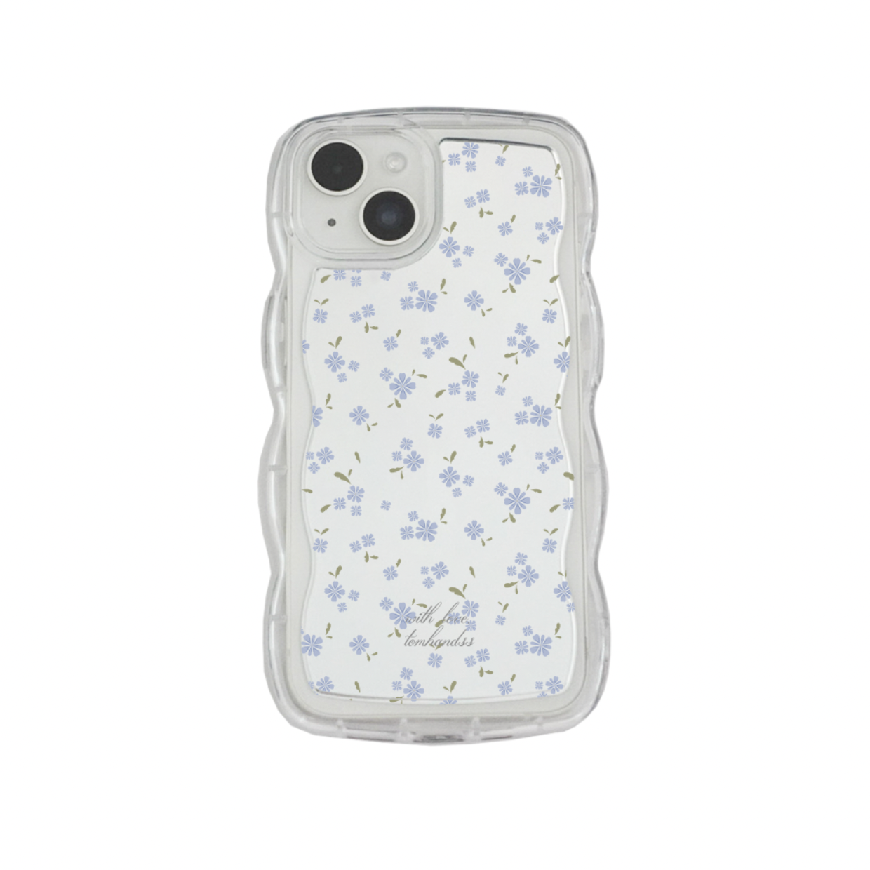 【FlowerBox VOL.43】波浪邊框鏡面 iPhone Case