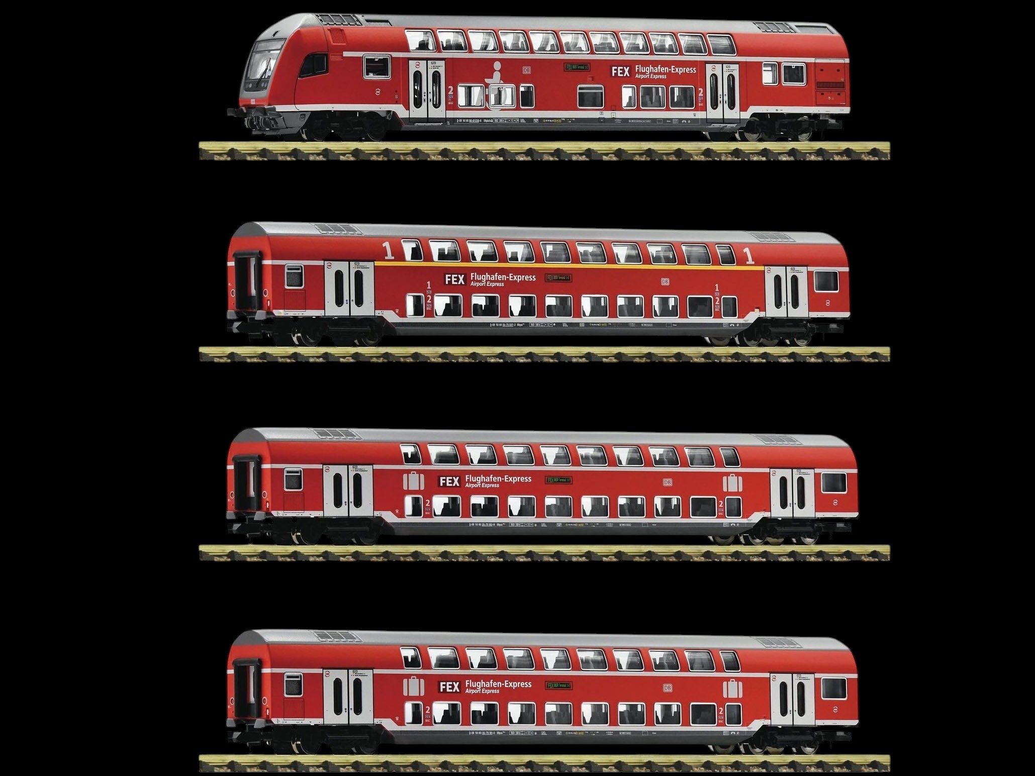 Double-decker coach „FEX‟, DB AG, Ep. VI 德國機場快線雙層客車廂Flughafen-Express