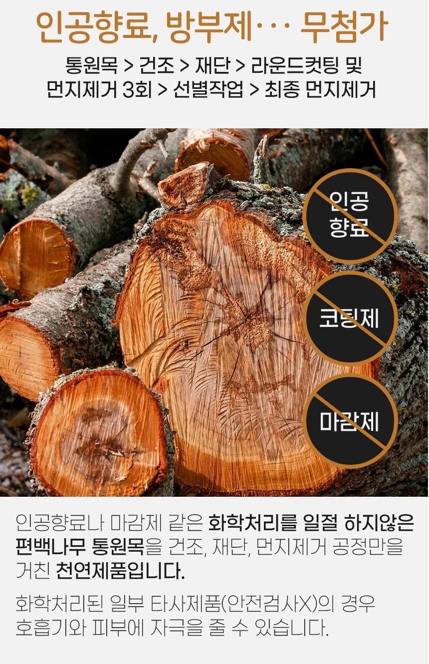 （截單後一星期到貨）🇰🇷韓國扁柏樹除濕木粒（1套6包 ） 