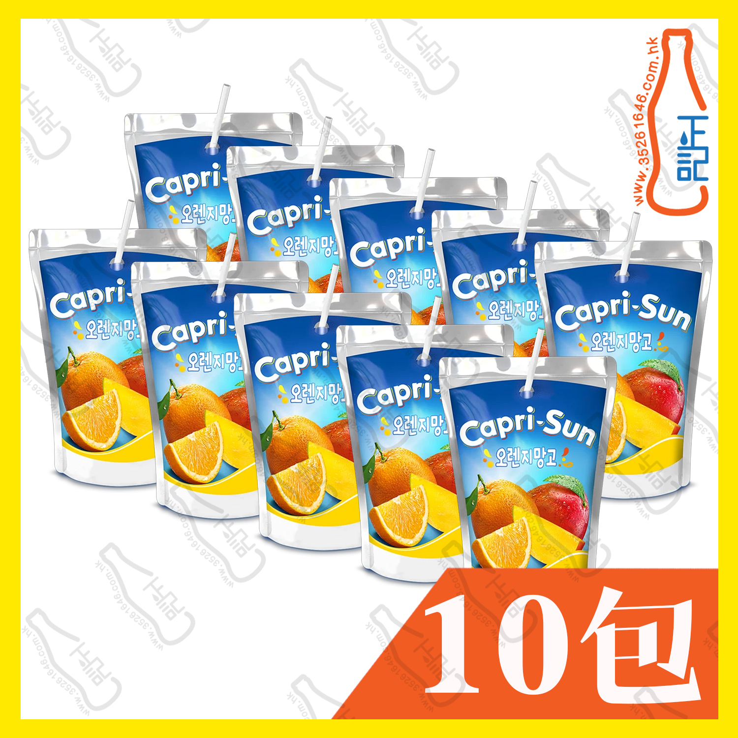 韓國Capri Sun - 芒果橙汁 200ml x 10包 /箱