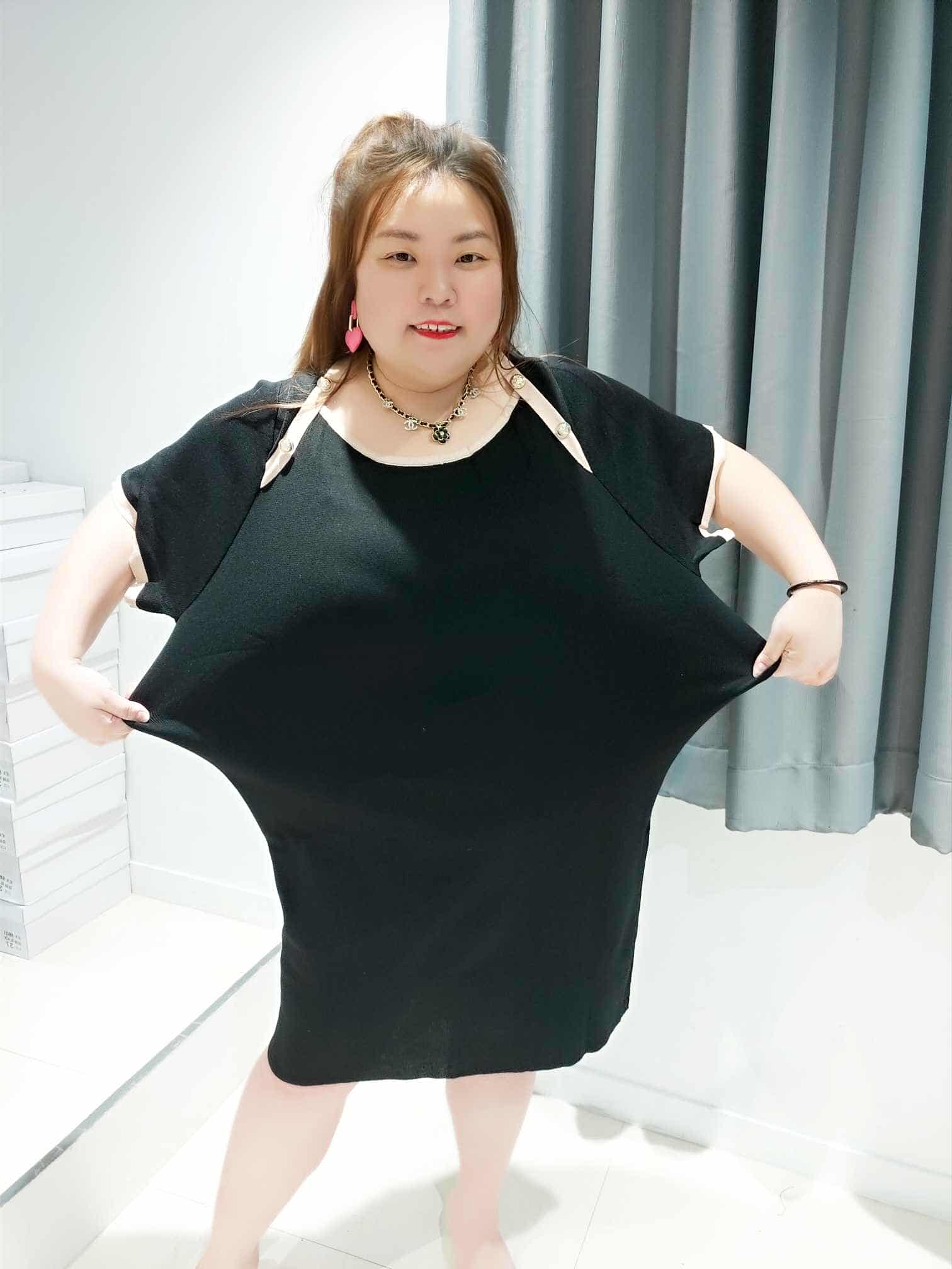 DOA08 假小外套设计针织连身裙