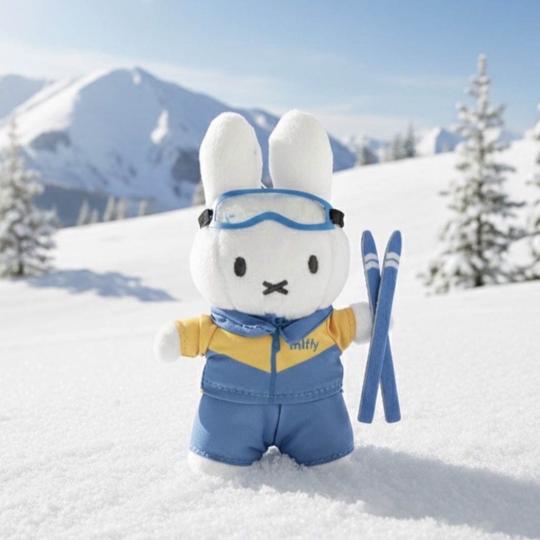 [Miffy] 冬季奧運會 Miffy 公仔匙扣 (2款)