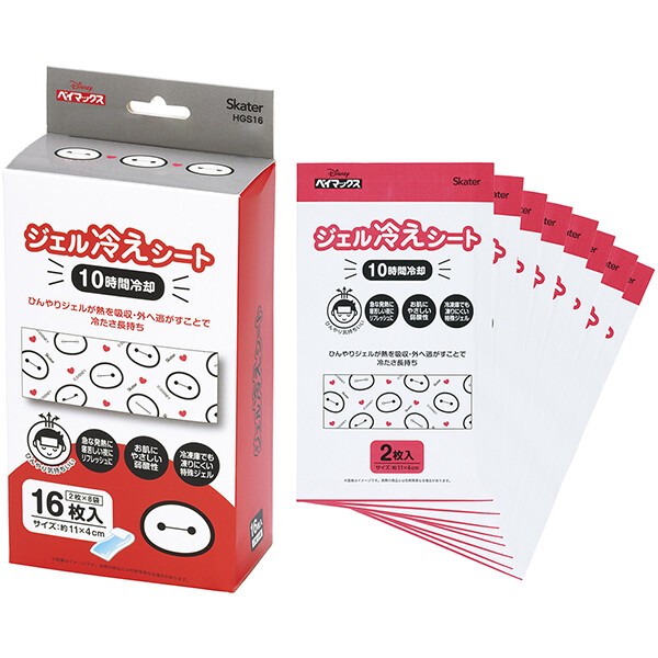 🆕【⭐訂購⭐】🇯🇵 日本直送 #Skater 卡通退熱貼(16片)［13款選］ 🌀 [PLCD-0108] [260423]