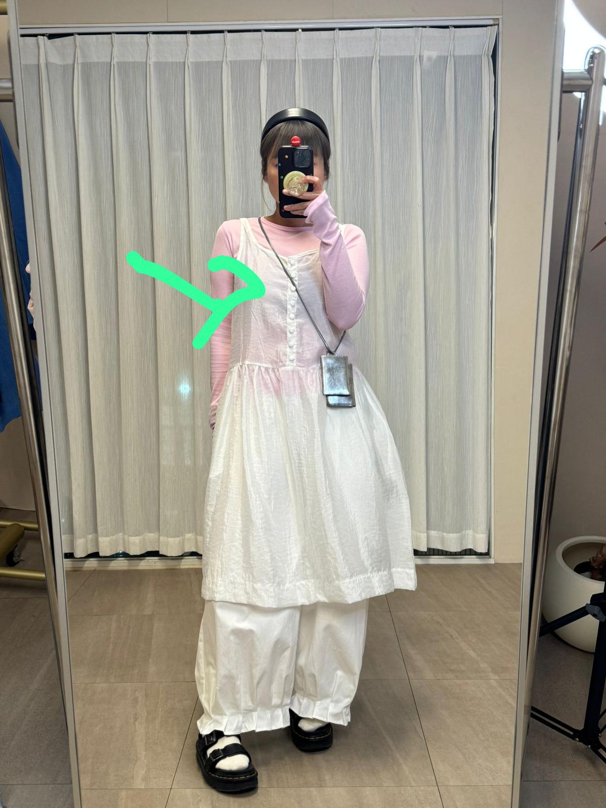 紗質背心One Piece 胸 92 腰 94 Hip 150 長 101