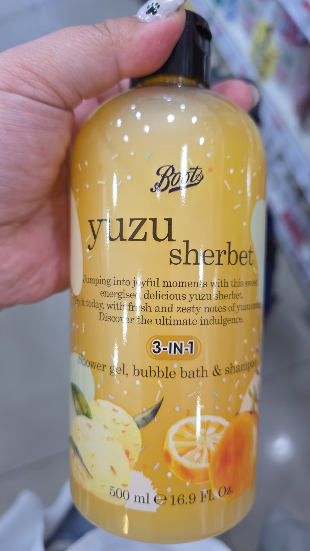 boots shower gel, bubble bath & shampoo 3in1