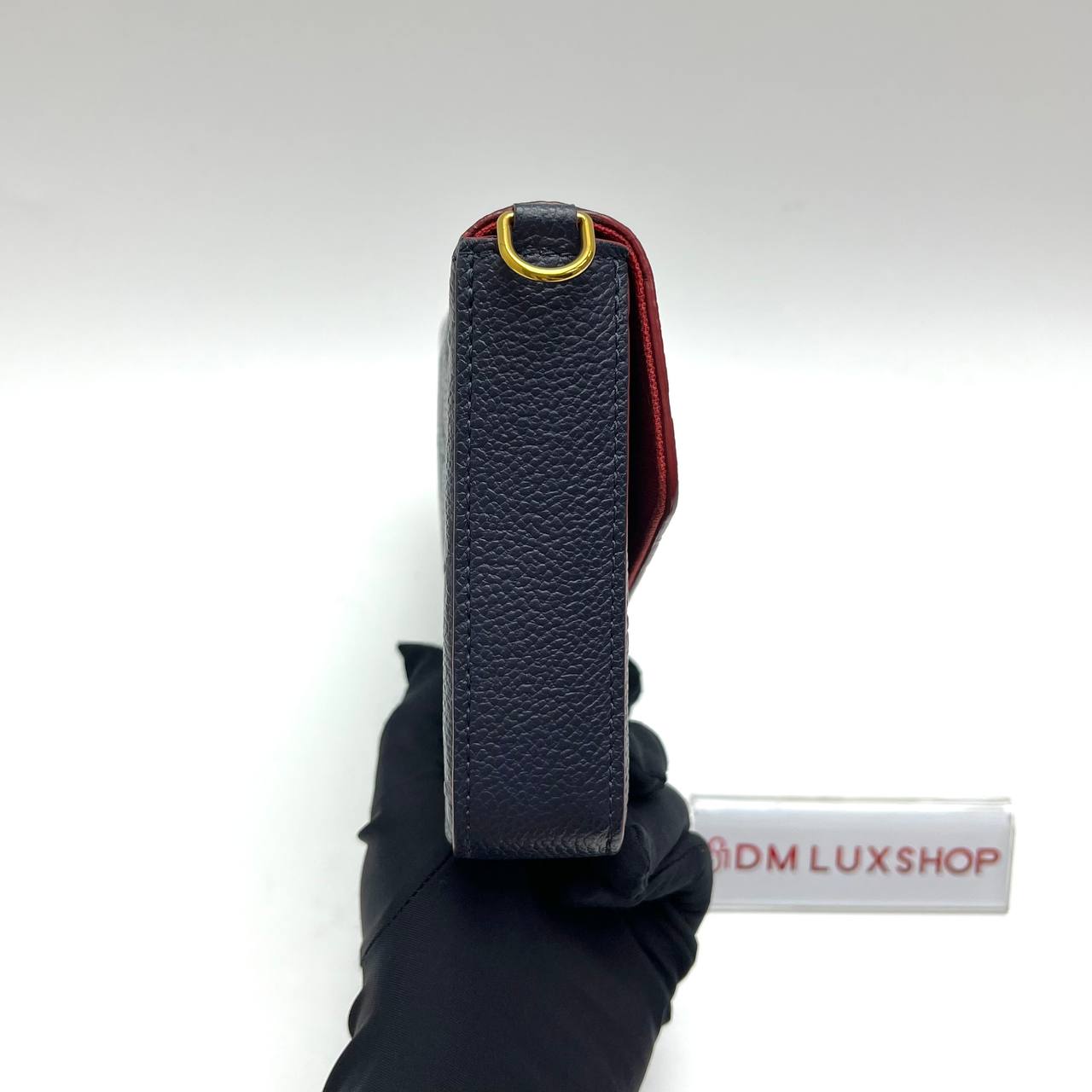 LV Navy Blue Empreinte Leather Felicie