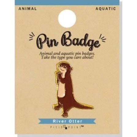 Animal Pin Badge - Otter