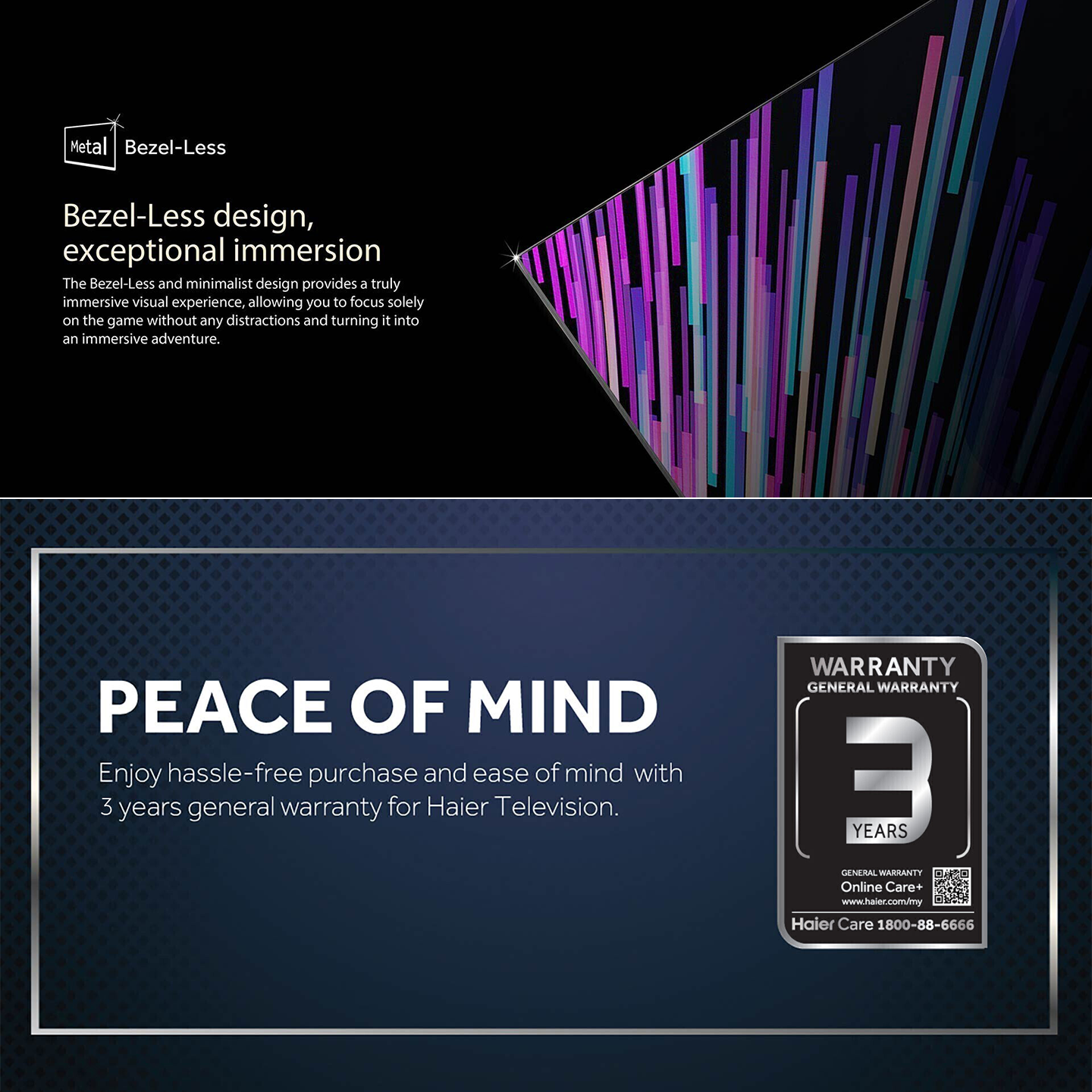 Haier 85" 4K UHD Smart TV (H85S800UX)