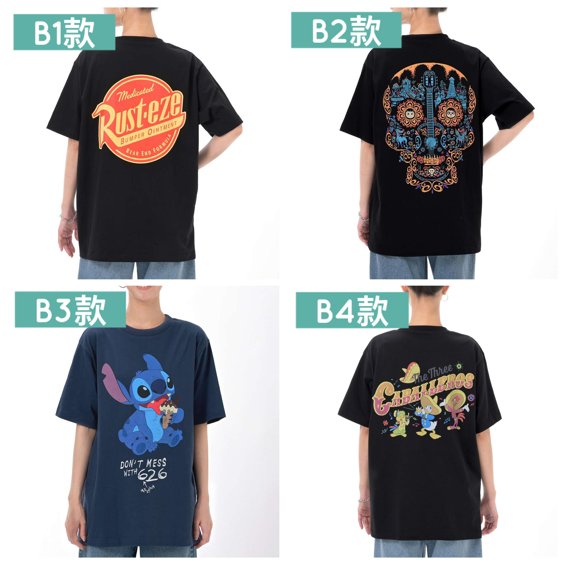 日本預訂📍日本Disney得意圖案夏日短袖Tee 2/6日本開售