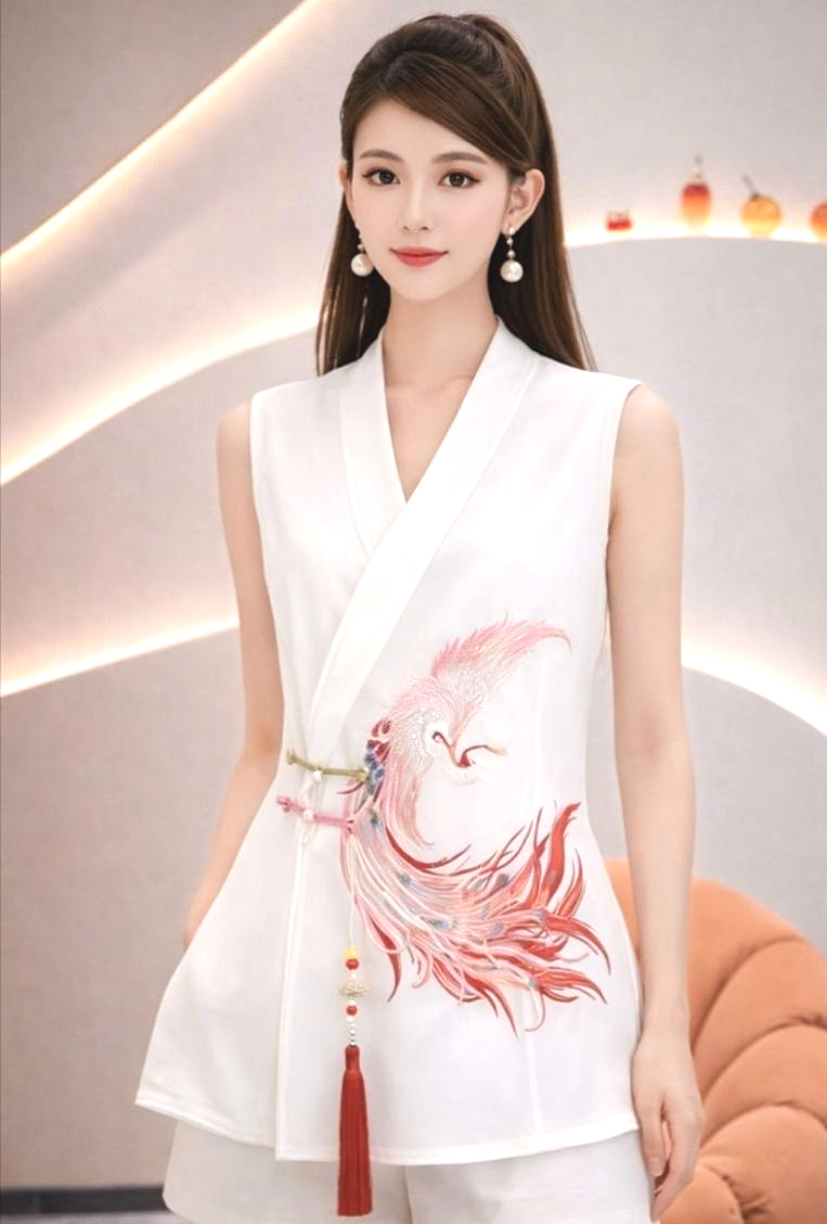 Oriental Phoenix Vest