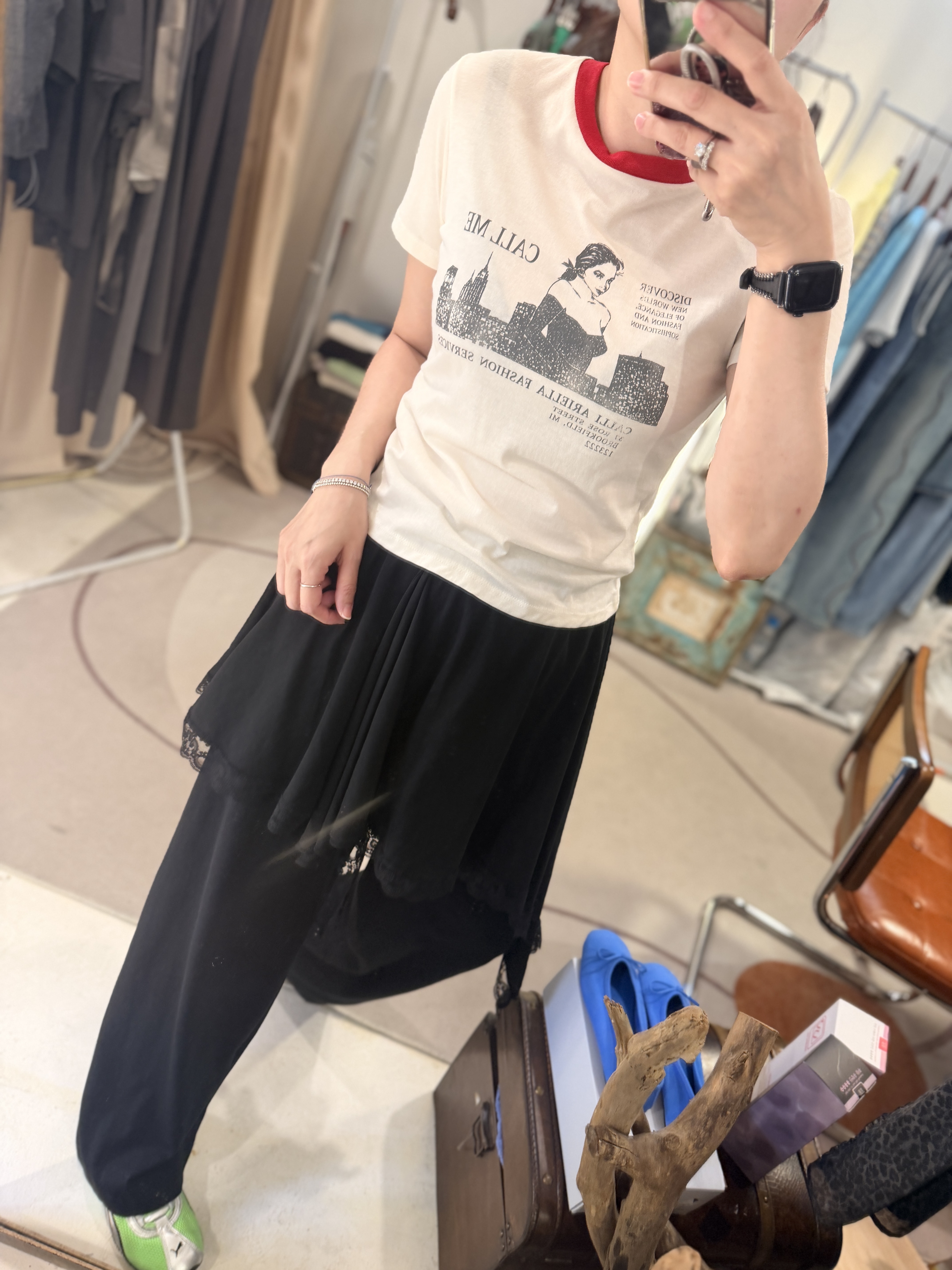 Soft woman printed tee