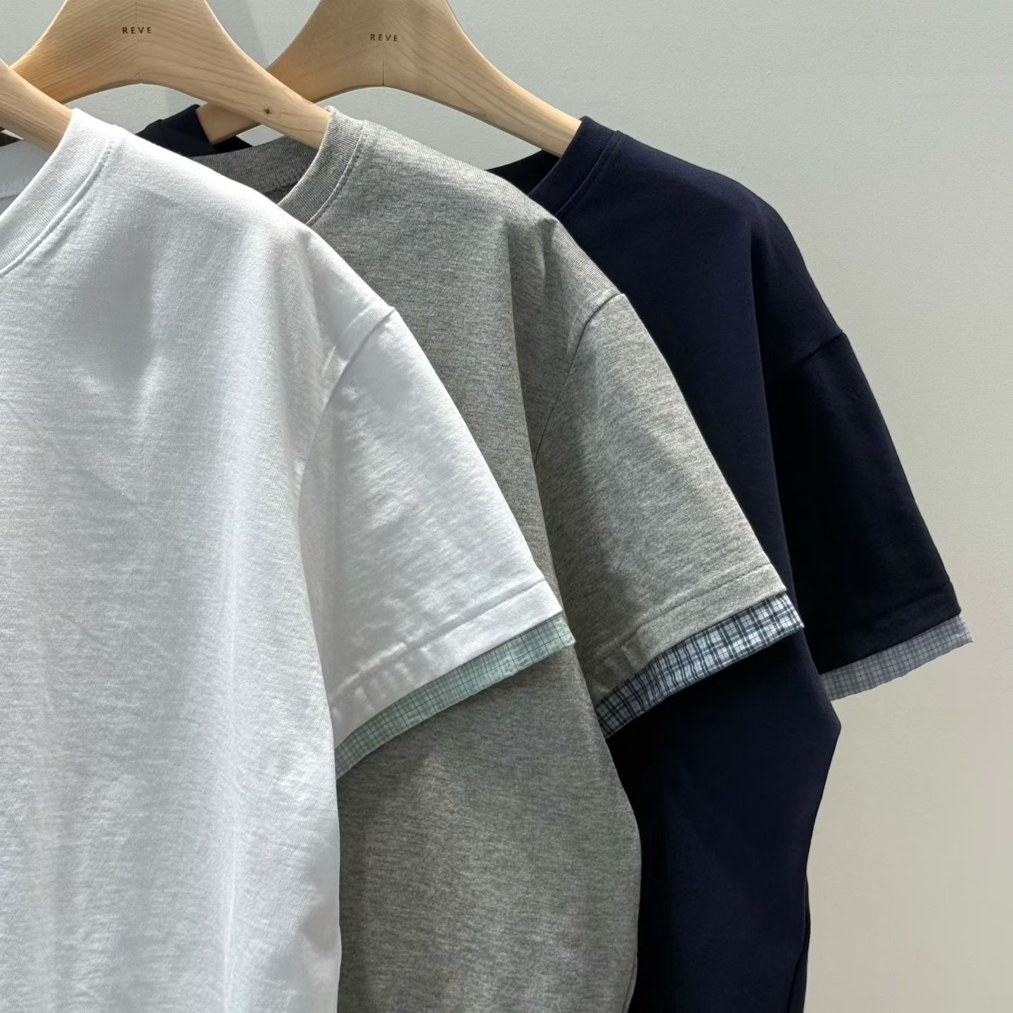 Reve 拼格仔棉Top