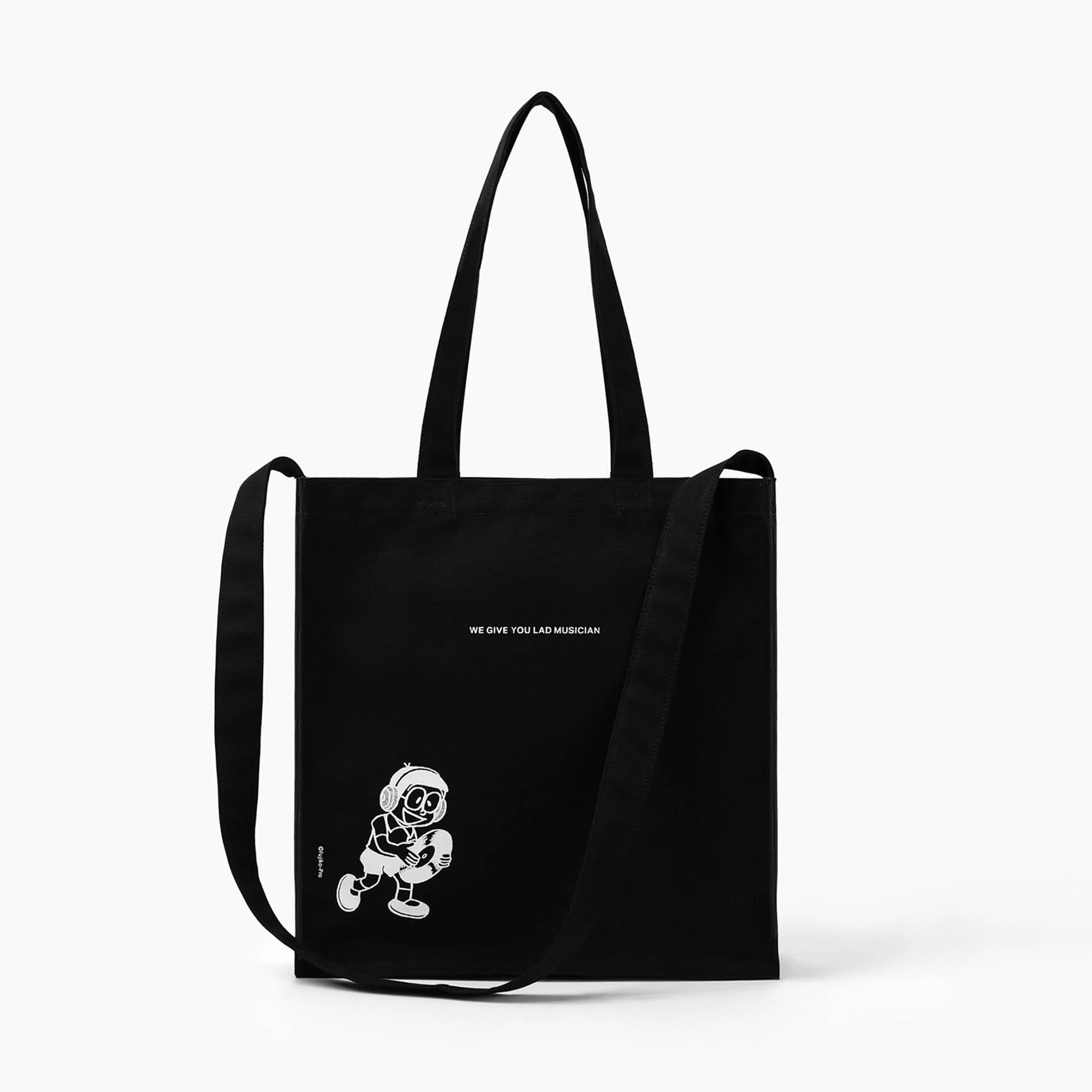 [限量版][預購] 多啦A夢斜孭袋 2 Way Totebag 音樂魂系列 LAD MUSICIAN合作款 | DJ打碟造型
