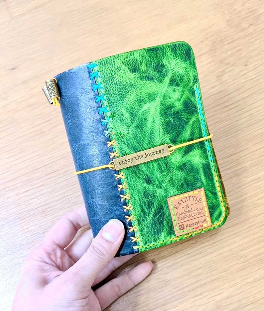 The Traveler’s Duo-Tone Hand-stitched Journal 